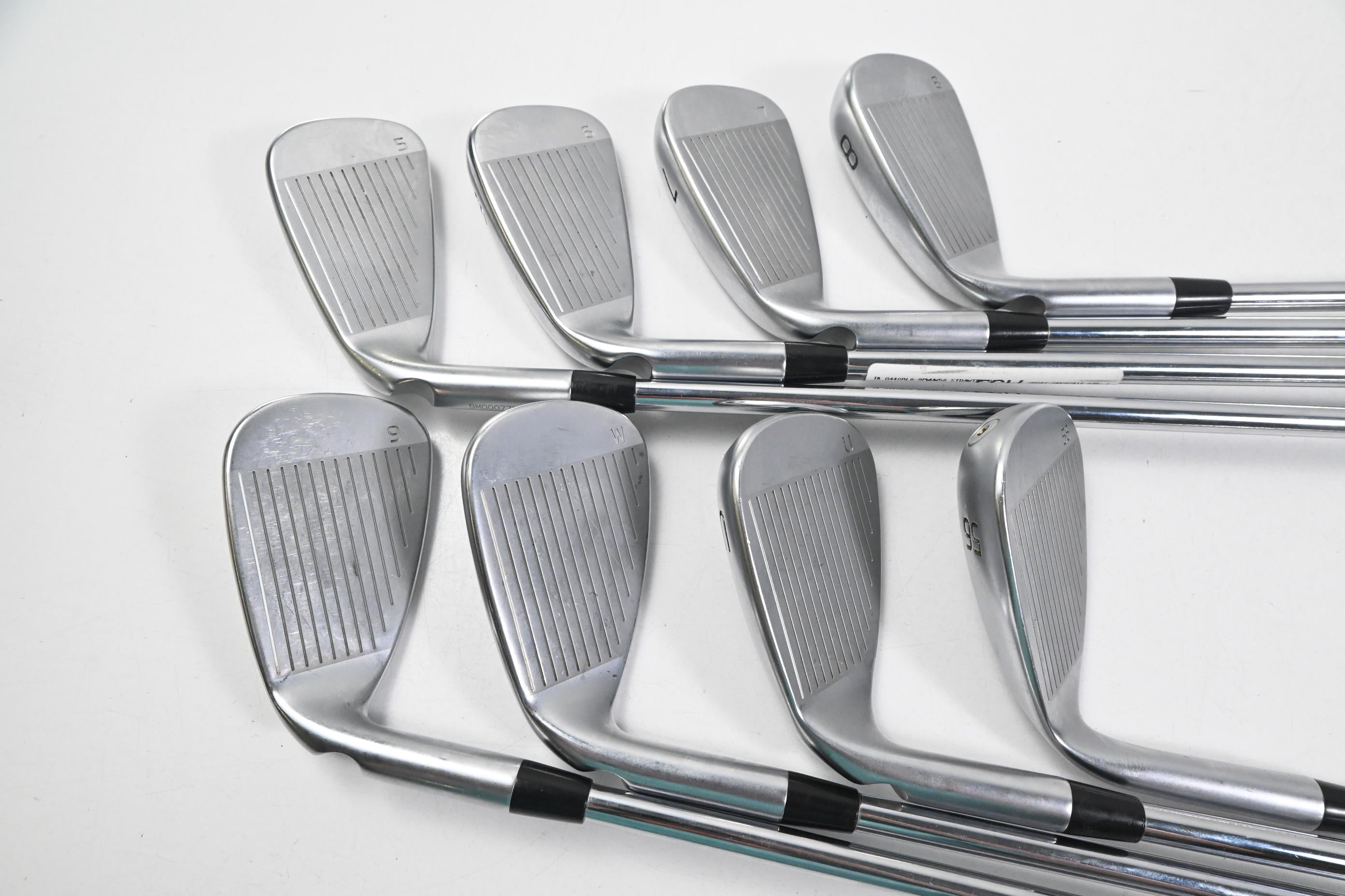 Ping G440 Irons / 5-PW+GW+SW / Blue Dot / Regular Flex Ping AWT 3.0 Shafts