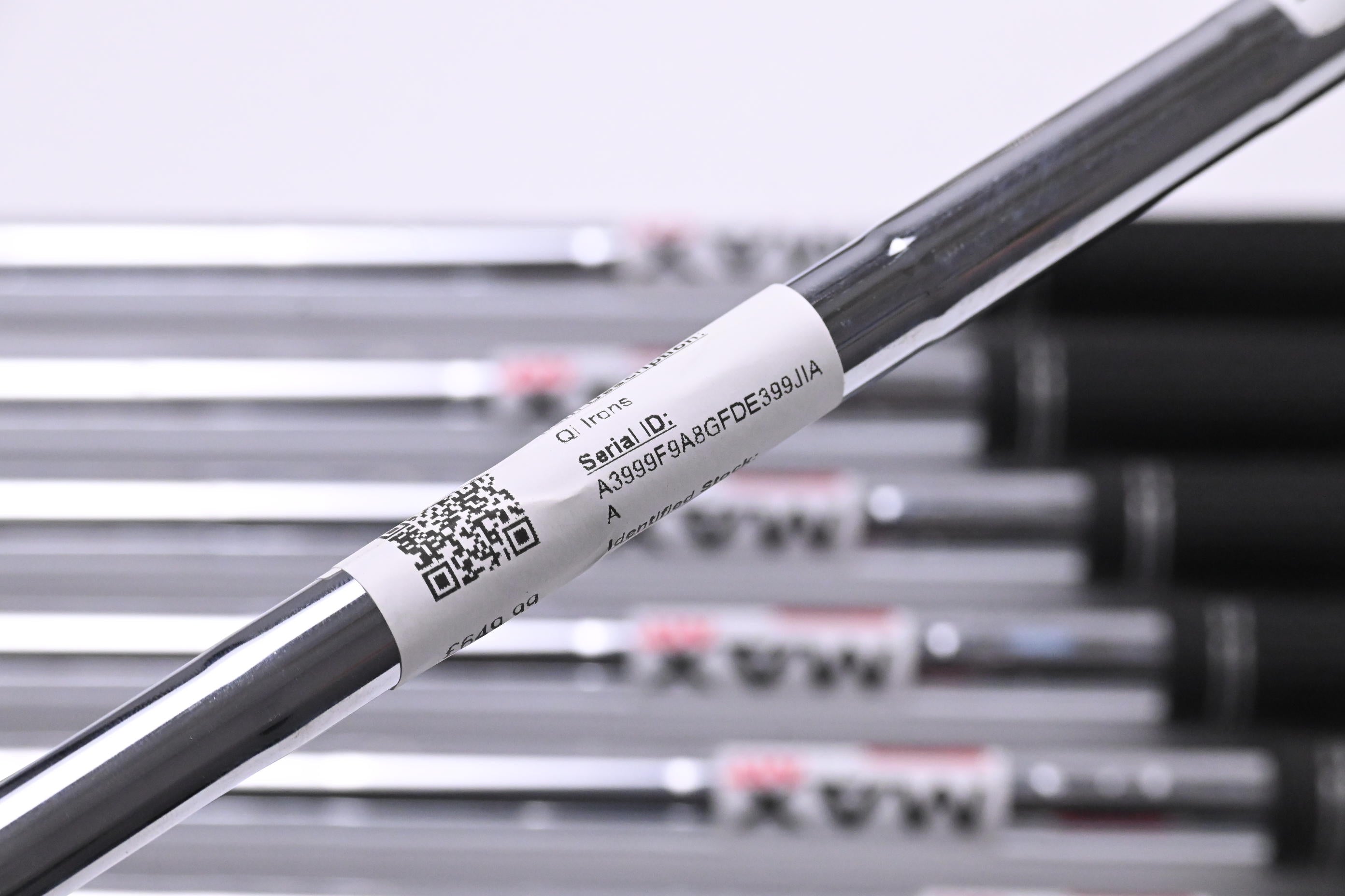 Taylormade Qi Irons / 5-PW+SW / Stiff Flex KBS MAX MT 85 Shafts