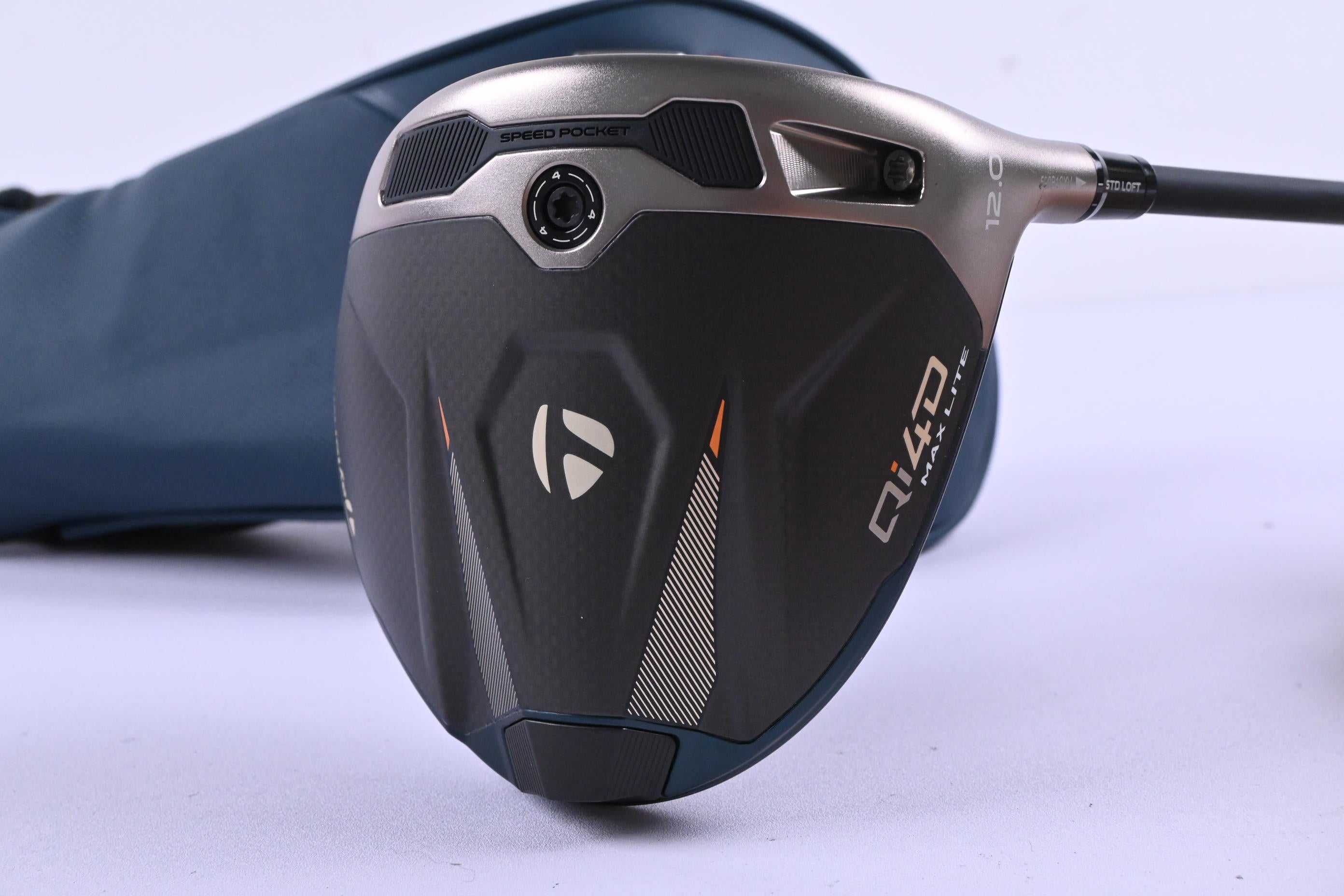 Taylormade Qi4D Max Lite Driver / 12 Degree / Stiff Flex Taylormade REAX Blue 50