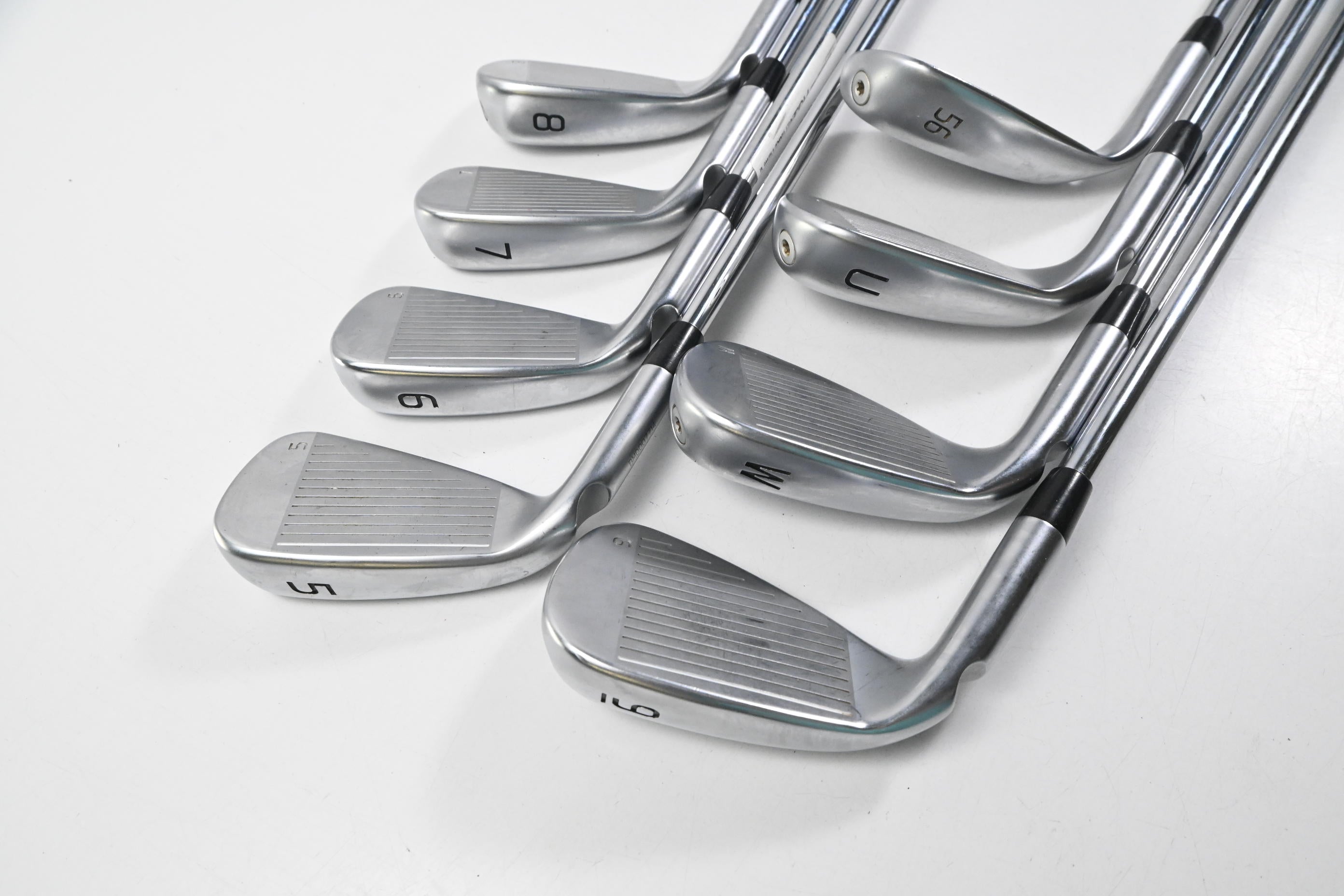 Ping G440 Irons / 5-PW+GW+SW / Blue Dot / Regular Flex Ping AWT 3.0 Shafts