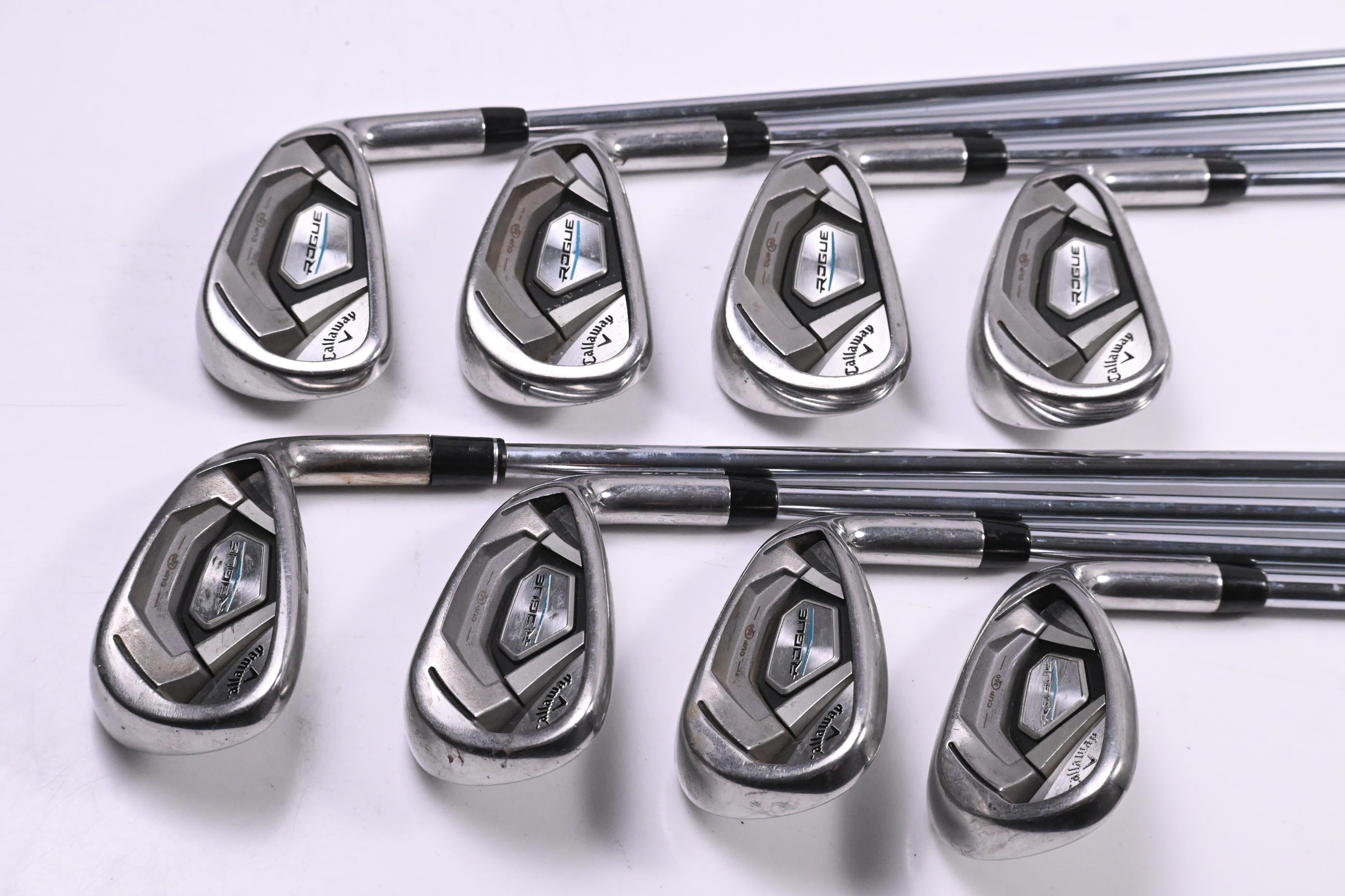 Callaway Rogue Irons / 4-PW+GW / Regular Flex Callaway Rogue Steel Shafts