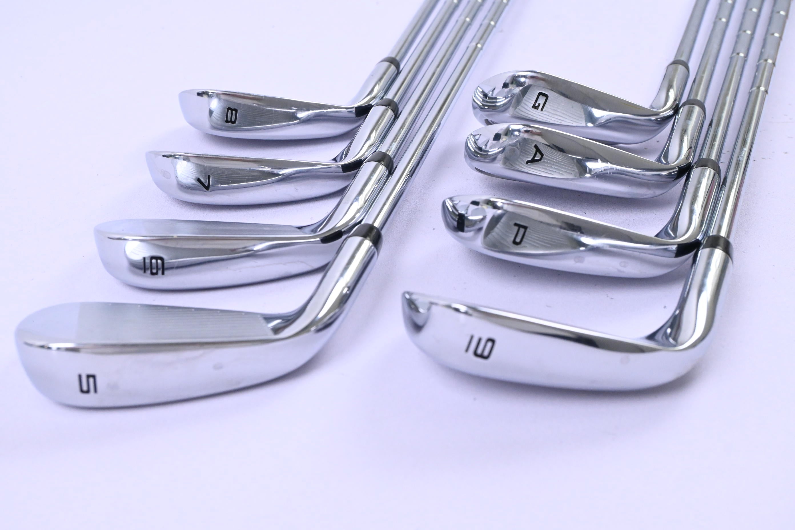 Callaway Elyte Irons / 5-PW+GW+AW / Regular Flex Dynamic Gold R300 Shafts