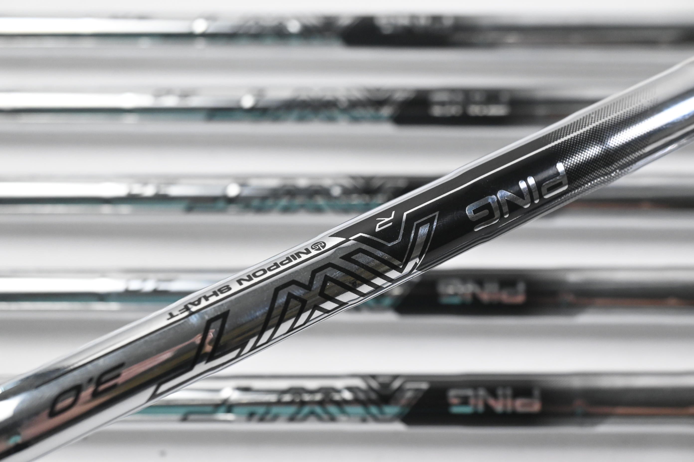 Ping G440 Irons / 5-PW+GW+SW / Blue Dot / Regular Flex Ping AWT 3.0 Shafts