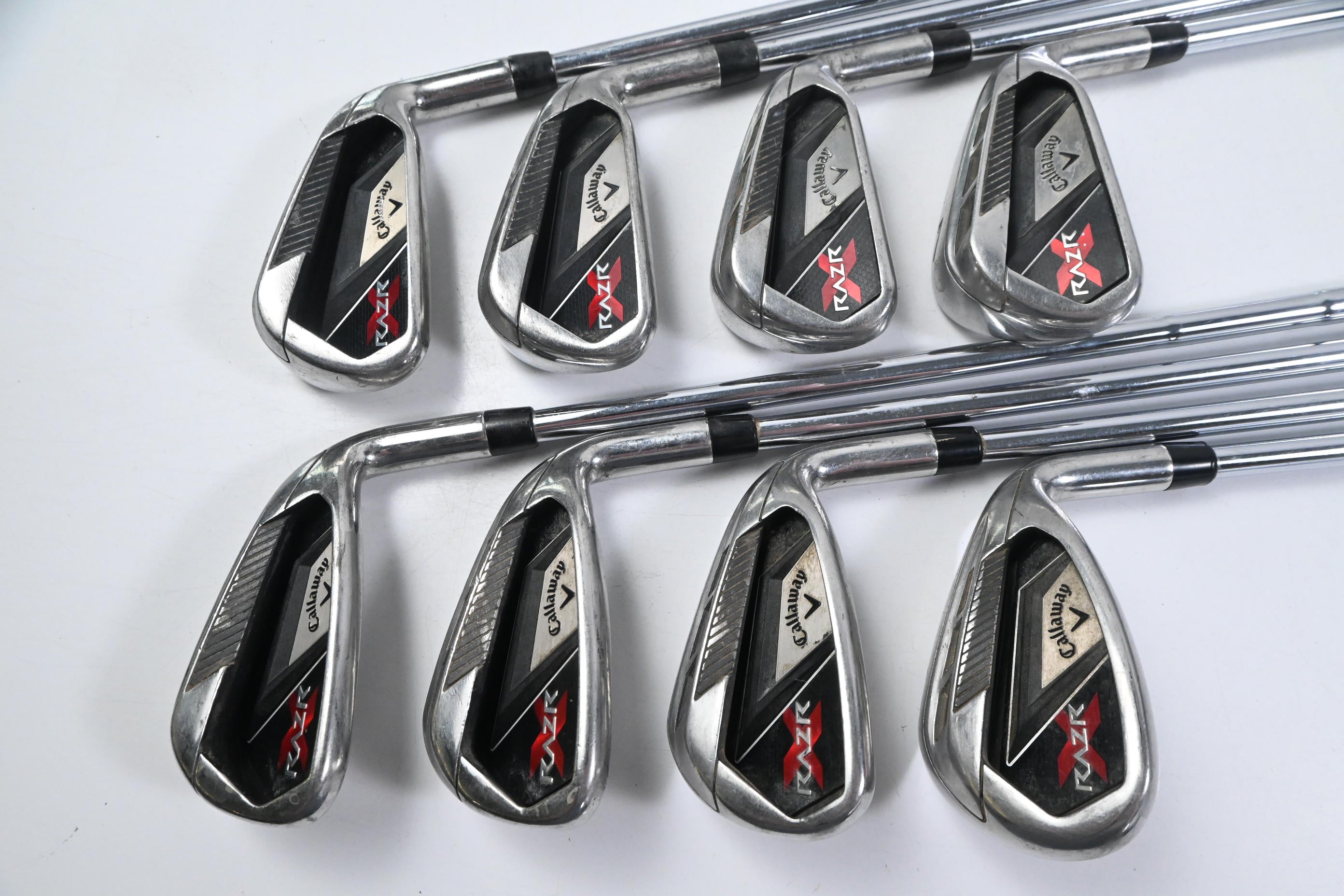 Callaway RAZR X Irons / 4-PW+SW / Uniflex Razr X Shafts