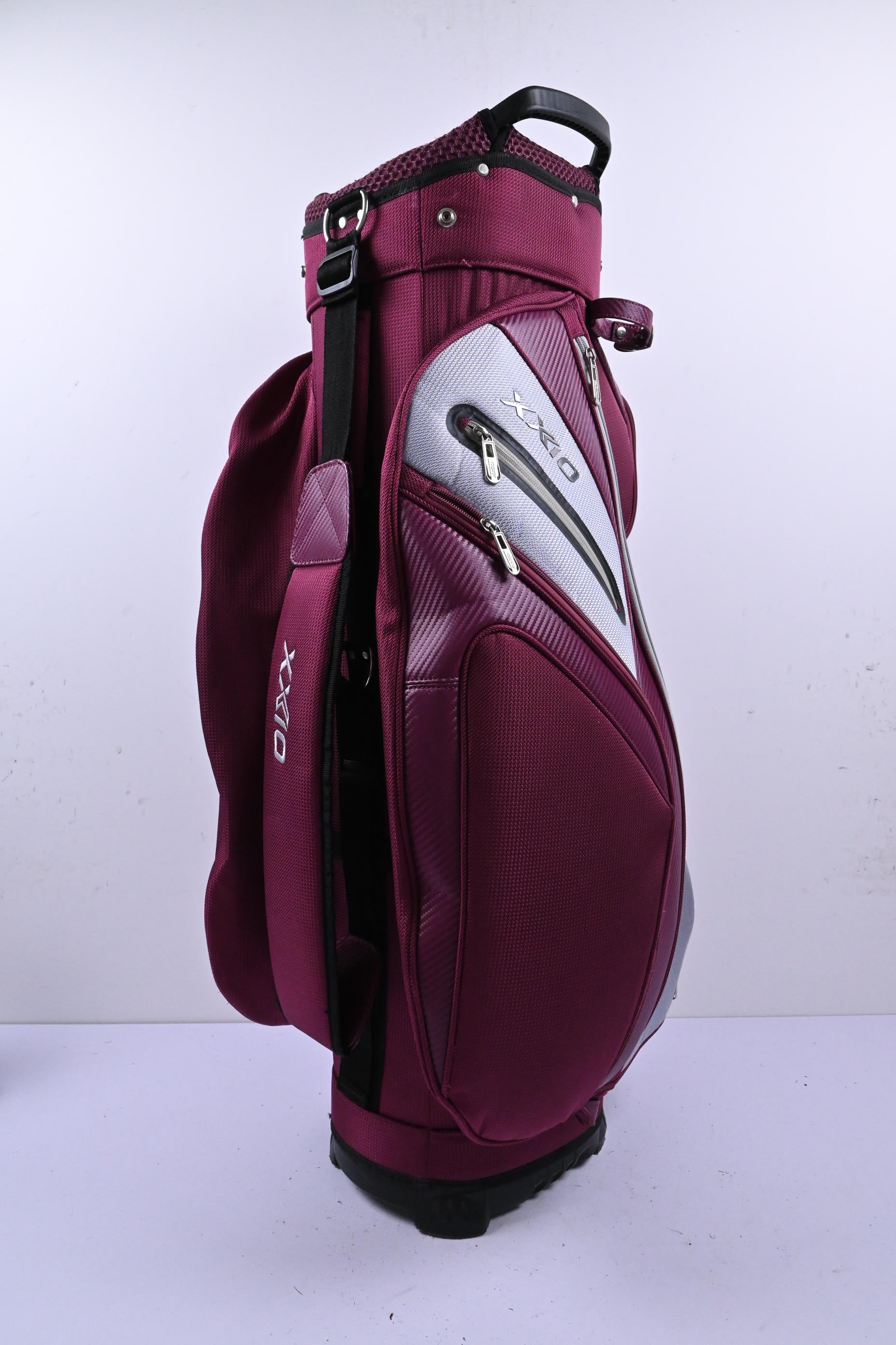 XXIO Cart Bag / 15-Way Divider / Purple & Grey