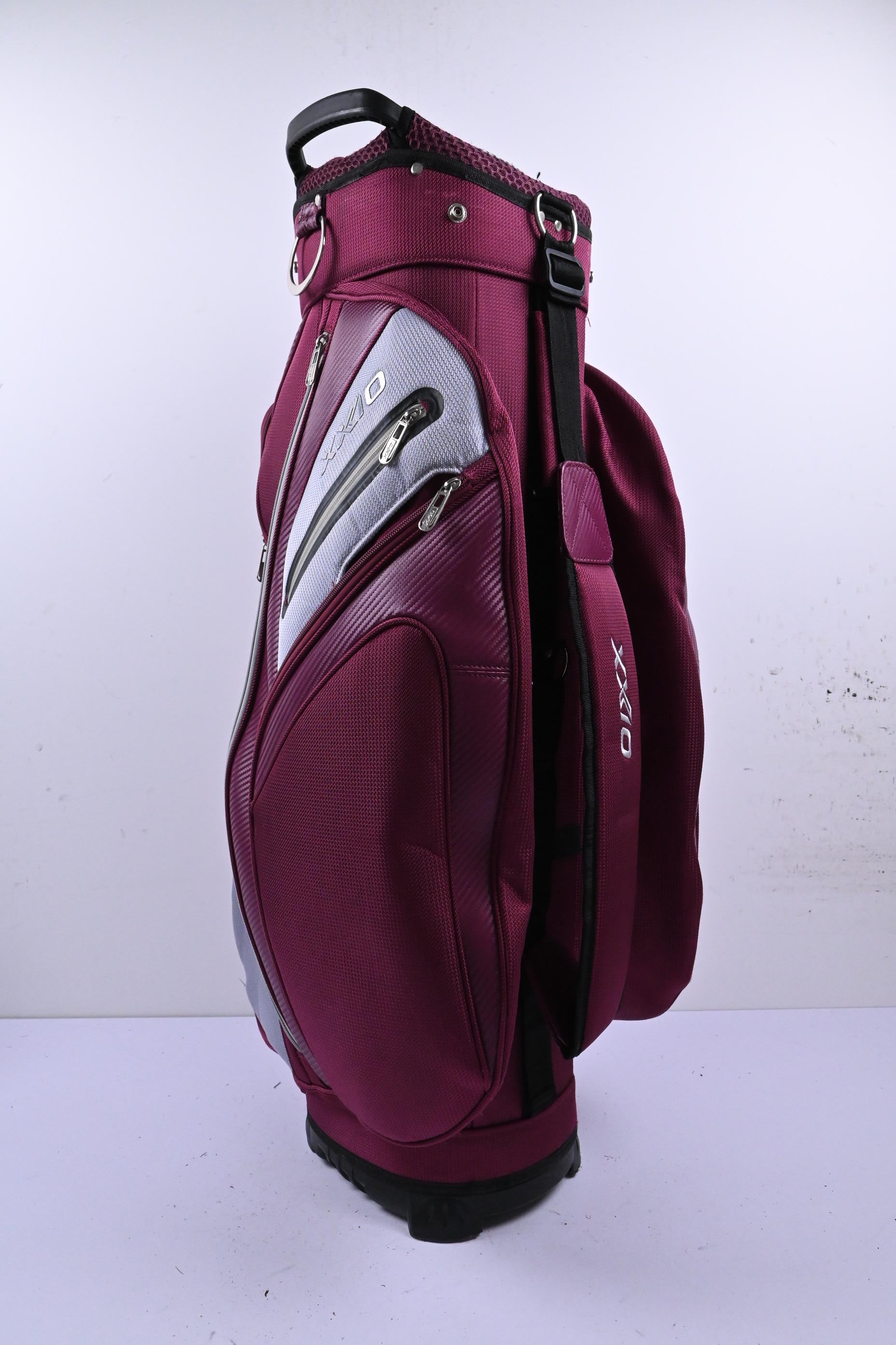 XXIO Cart Bag / 15-Way Divider / Purple & Grey