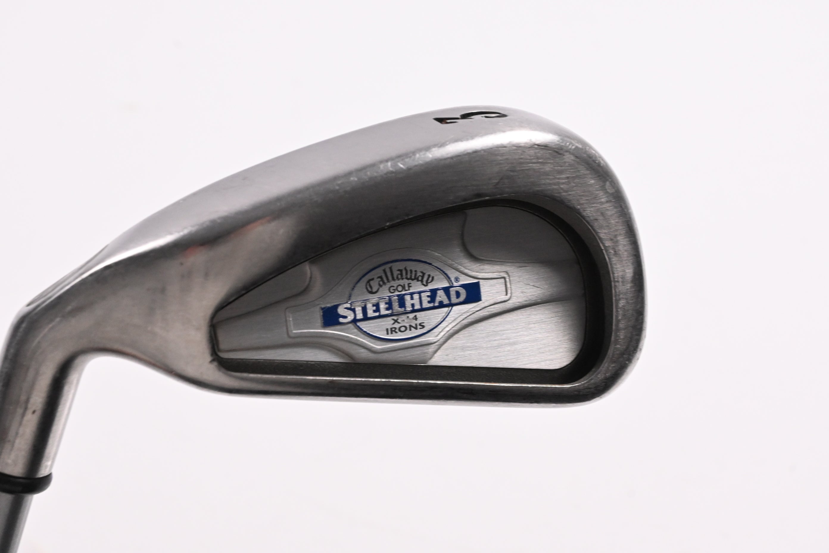 Left Hand Callaway X-14 #3 Iron / 21 Degree / Regular Flex Steelhead X-14 Shaft