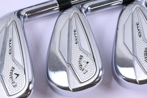 Callaway Elyte Irons / 5-PW+GW / Regular Flex Vector 80 Shafts