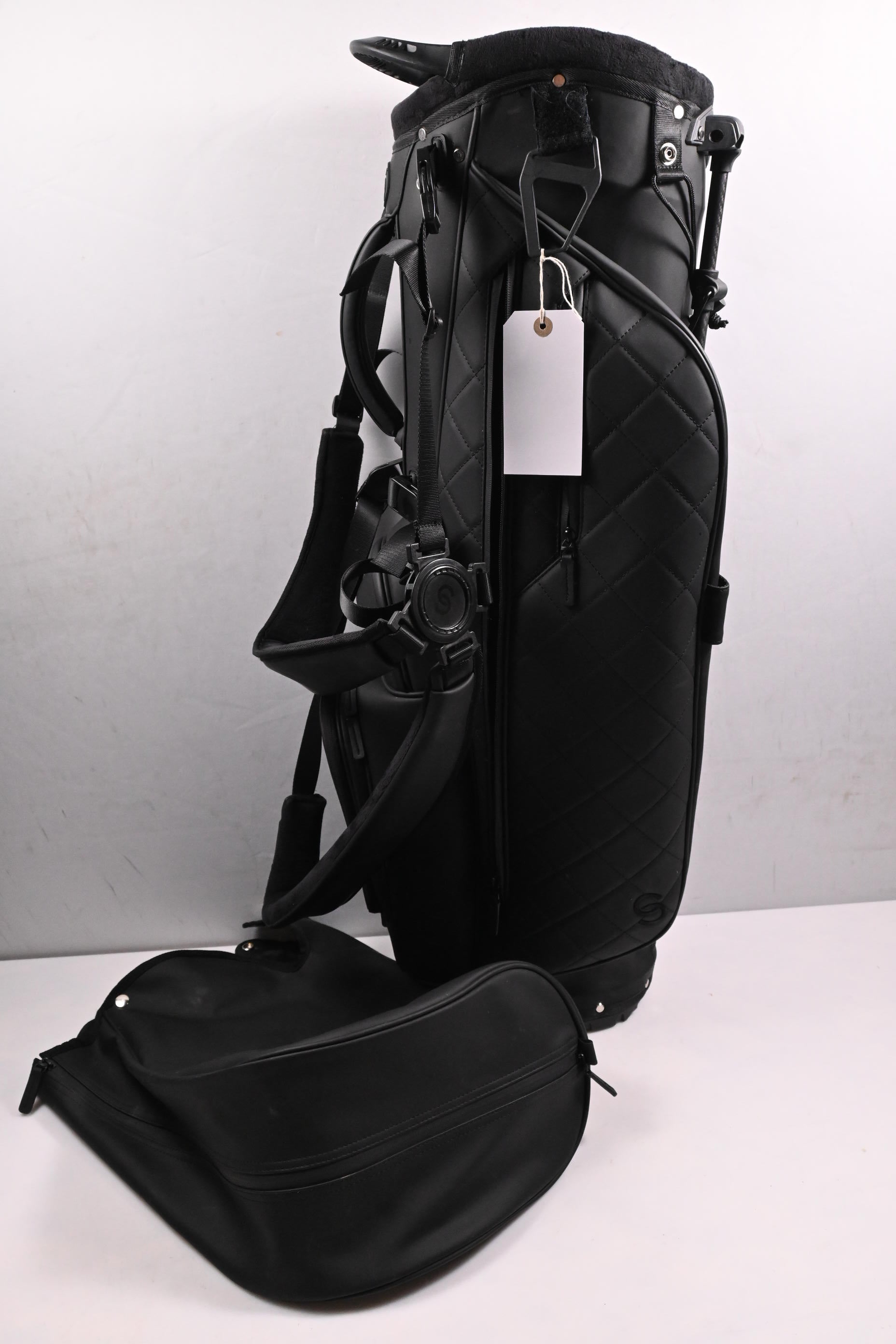 Caddy Club Golf Ghost+ Stand Bag / 4-Way Divider / Black