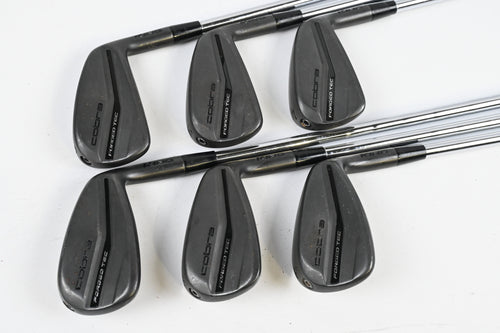 Cobra King Forged Tec 2023 Black Irons / 5-PW / Stiff Flex KBS $-Taper Lite