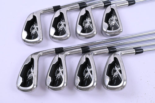 Callaway X-20 Tour Irons / 3-PW / Stiff Flex Project X Rifle Flighted Shafts