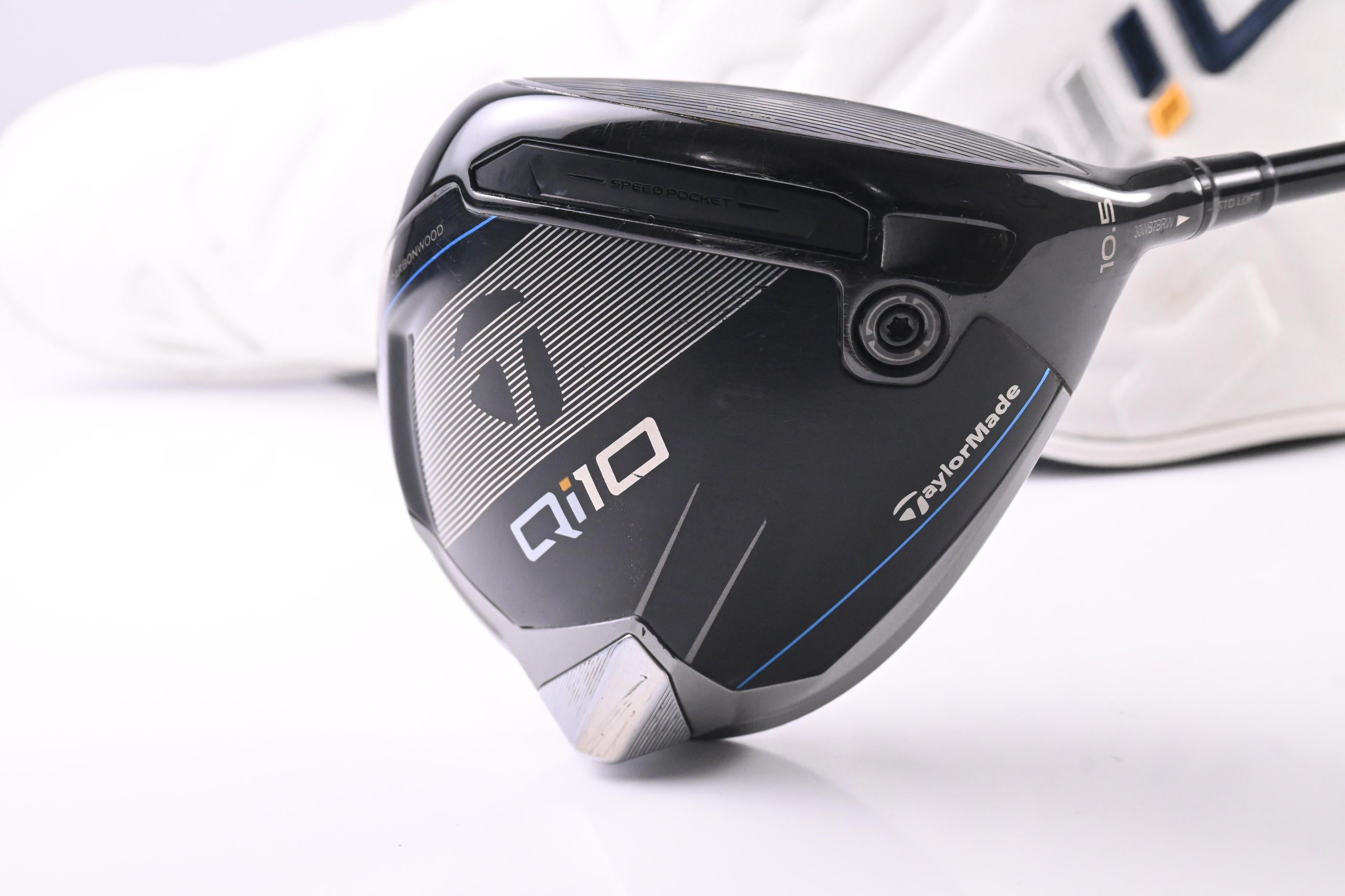 Taylormade Qi10 Driver / 10.5 Degree / Stiff Flex Fujikura Ventus TR Blue 5 Shaft
