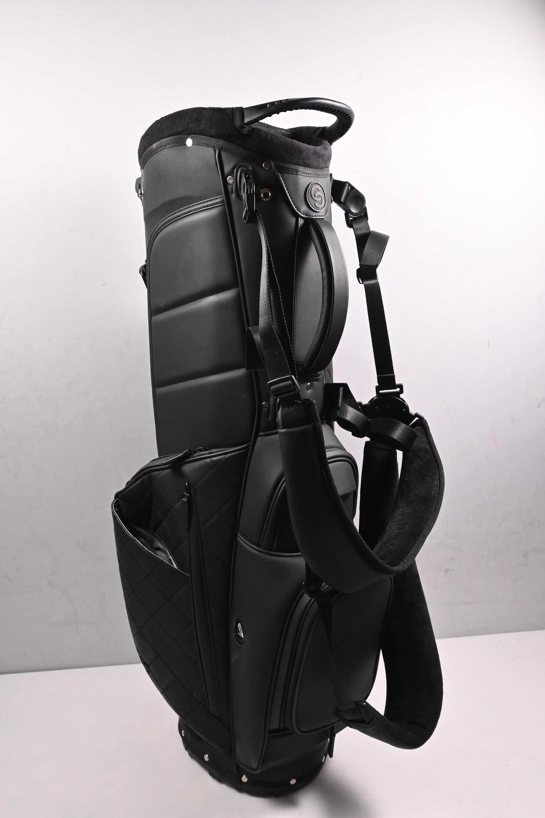 Caddy Club Golf Ghost+ Stand Bag / 4-Way Divider / Black