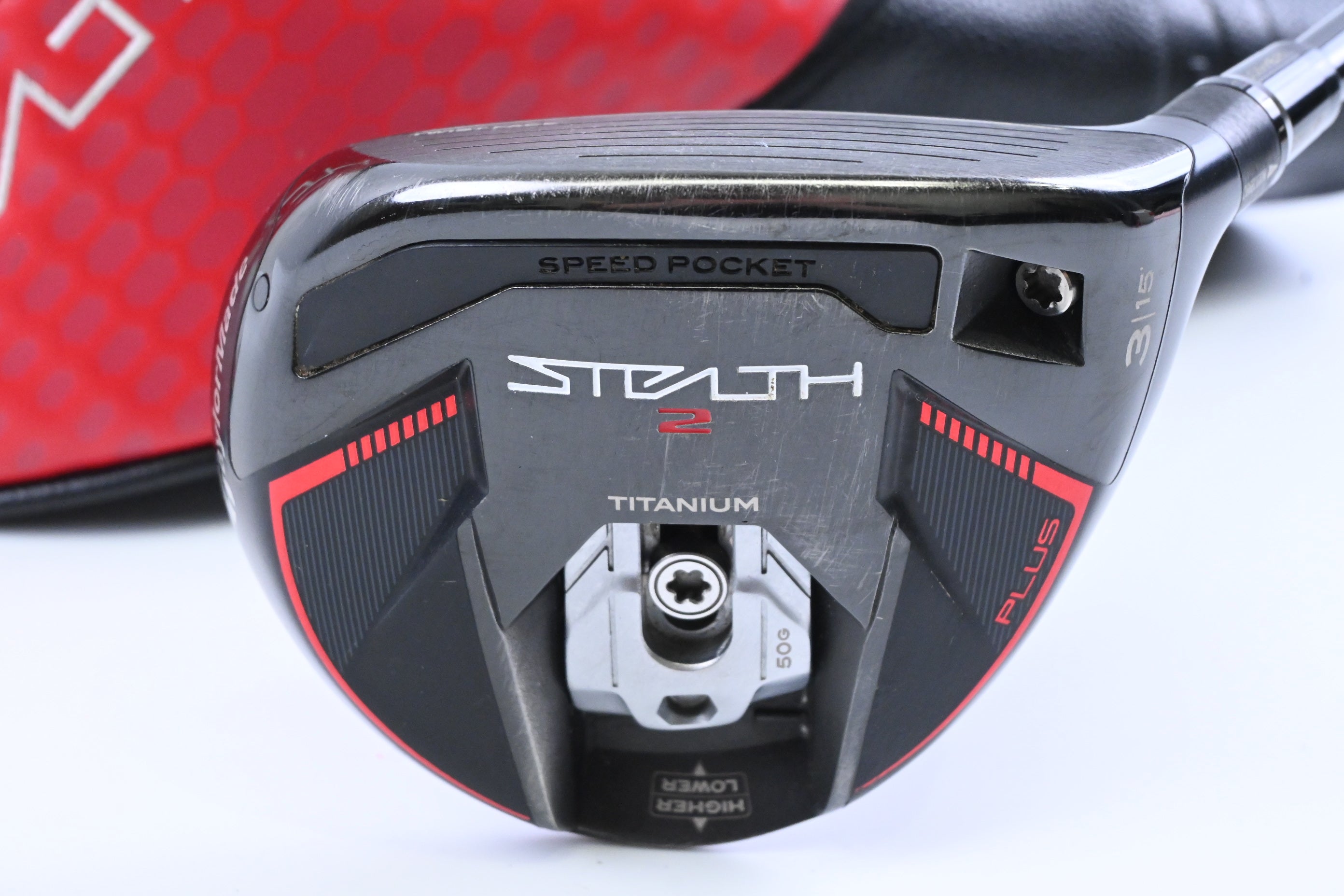 Taylormade Stealth 2 Plus #3 Wood / 15 Degree / Stiff Flex Kai'li Red 75 Shaft