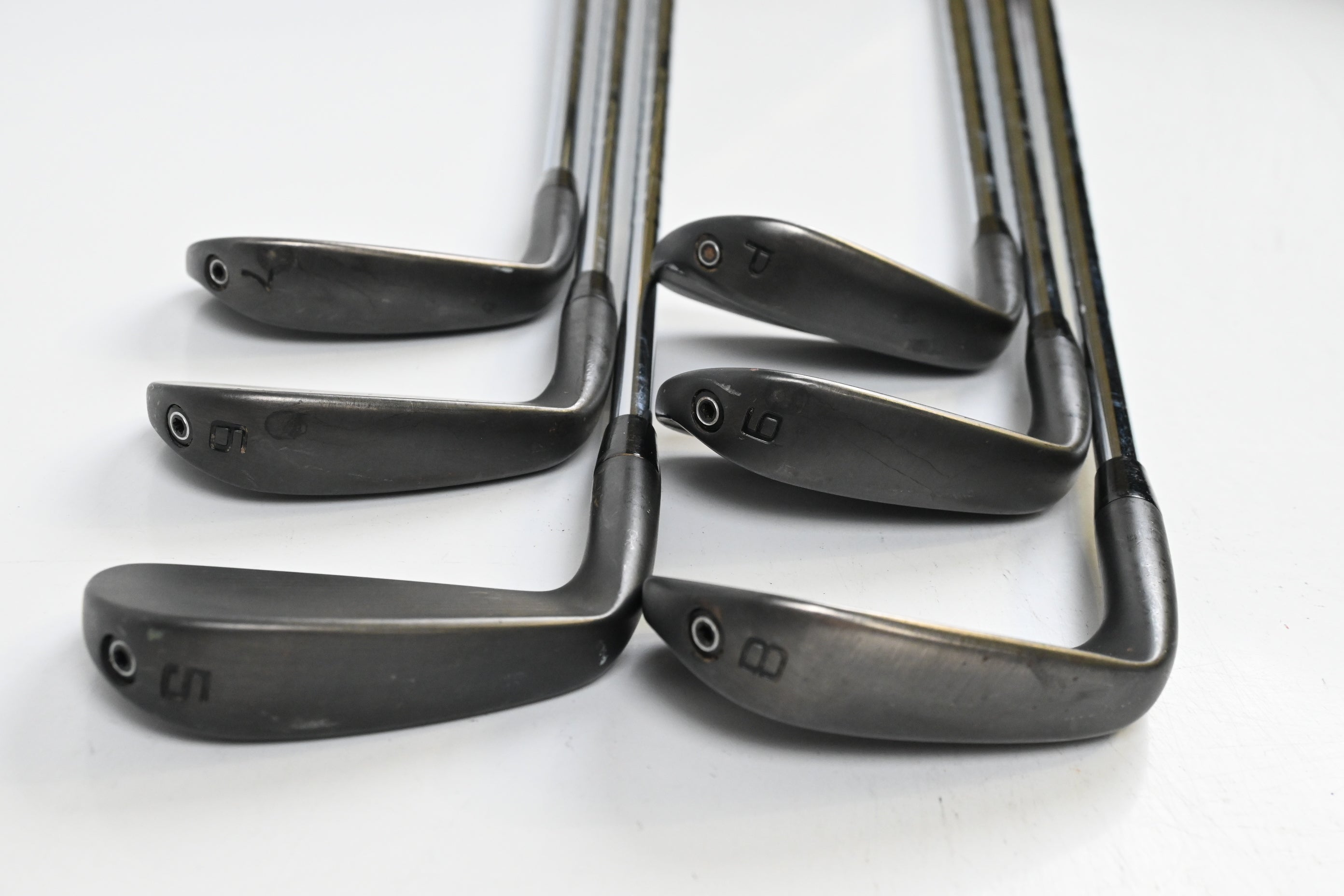 Cobra King Forged Tec 2023 Black Irons / 5-PW / Stiff Flex KBS $-Taper Lite