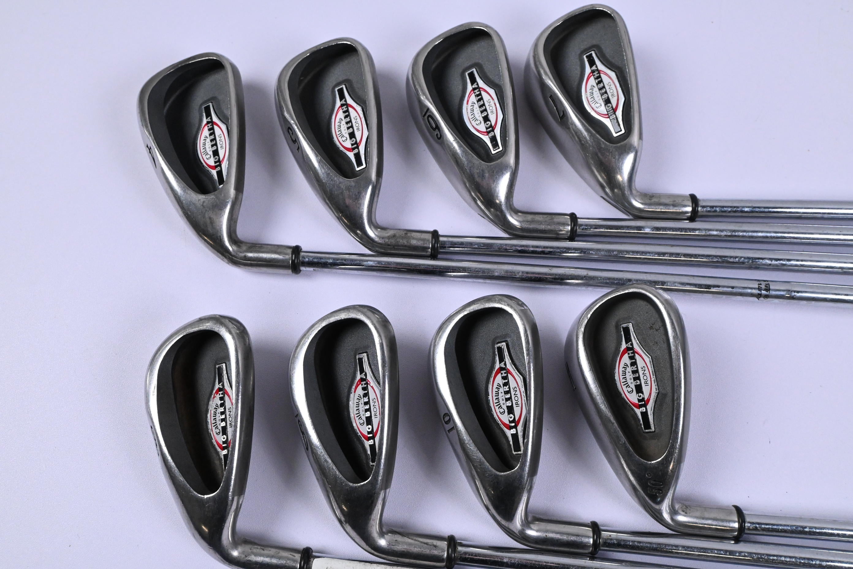 Callaway Big Bertha 1996 Irons / 5-PW+GW / Uniflex Callaway Big Bertha Shafts