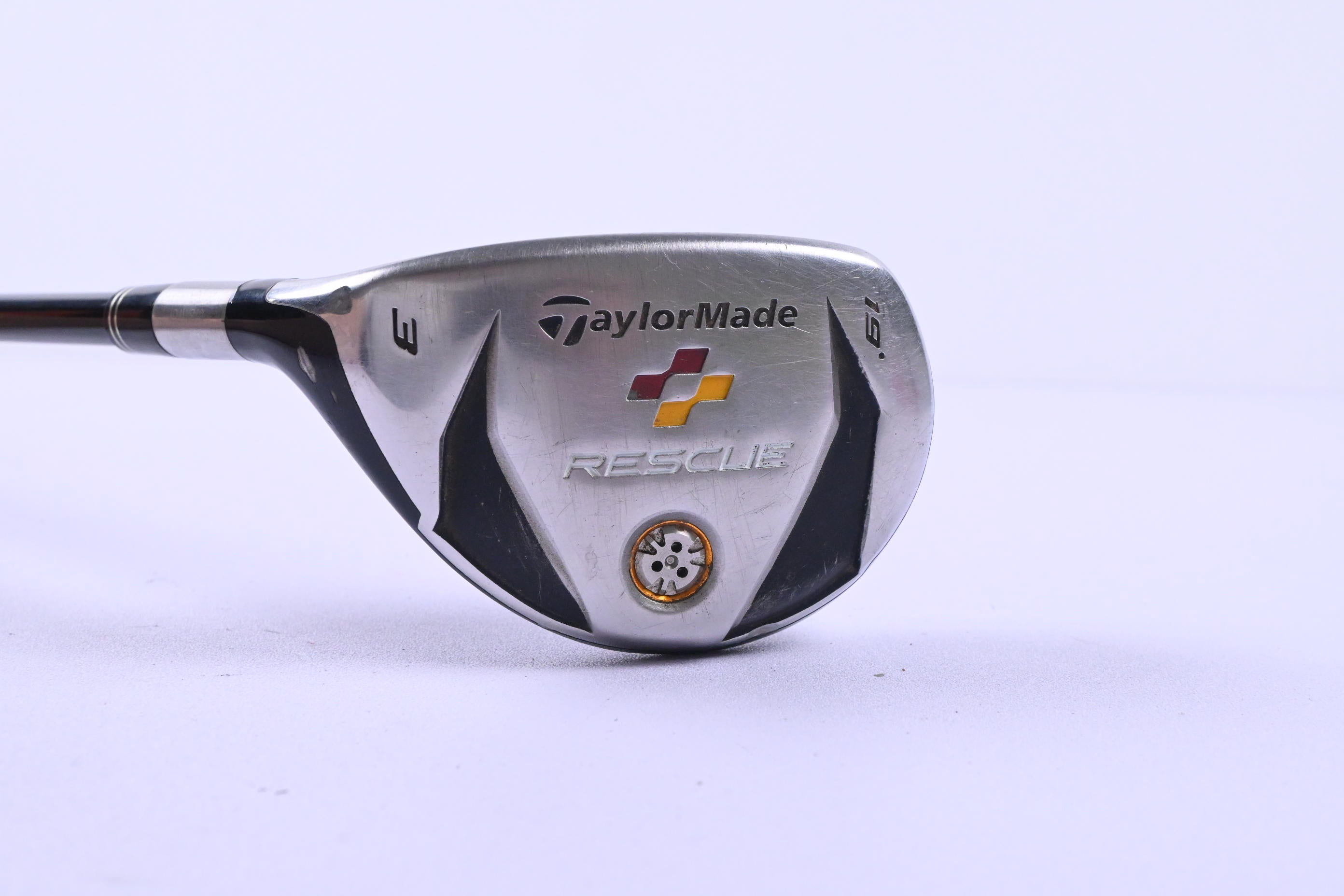 Left Hand Taylormade Rescue 2009 #3 Hybrid / 19 Degree / Stiff Flex Aldila REAX