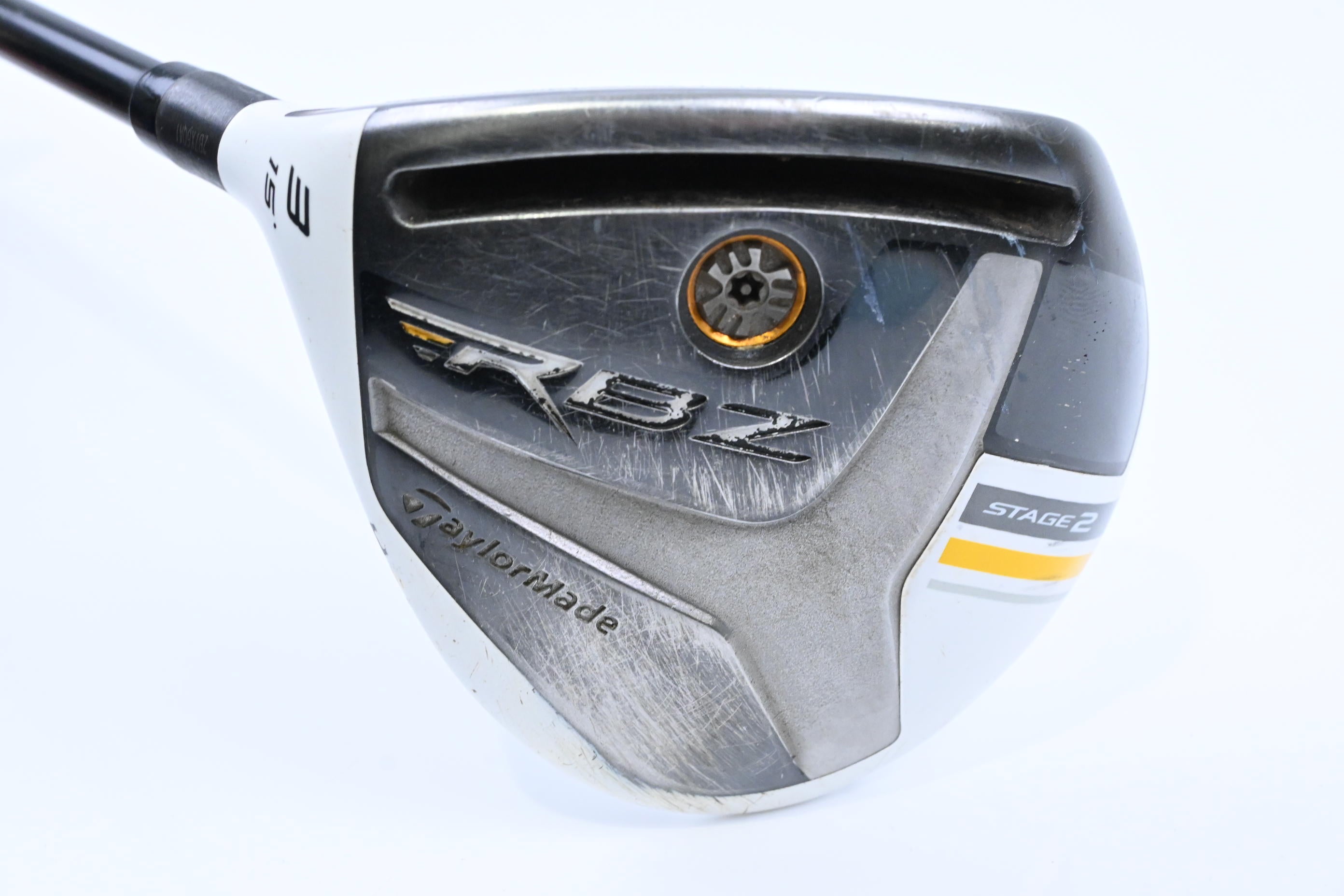 Left hand Taylormade RBZ Stage 2 #3 Wood / 15 Degree / Regular Flex Rocketfuel