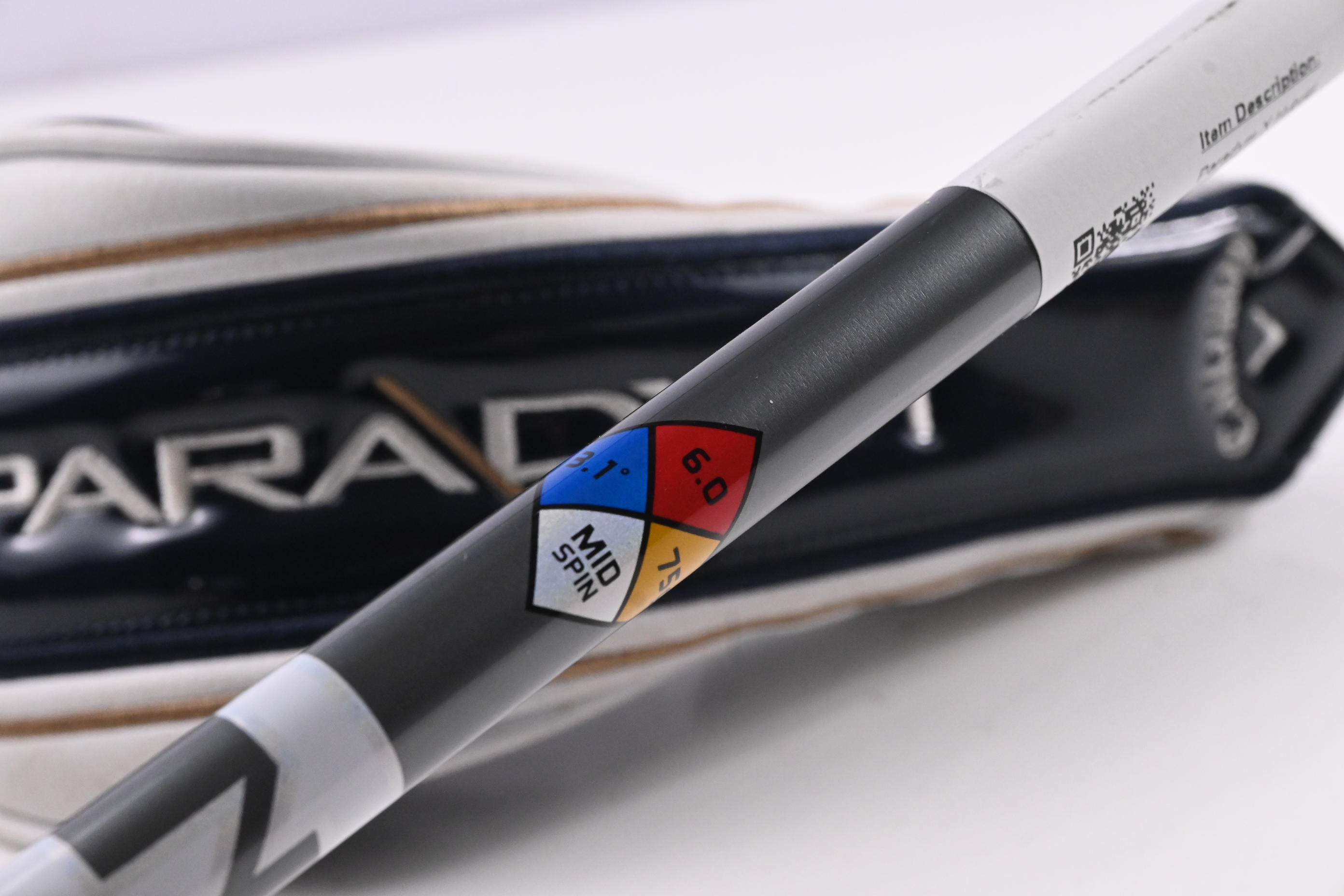 Callaway Paradym X #6 Hybrid / 27 Degree / Stiff Flex HZRDUS Gen4 Silver 75