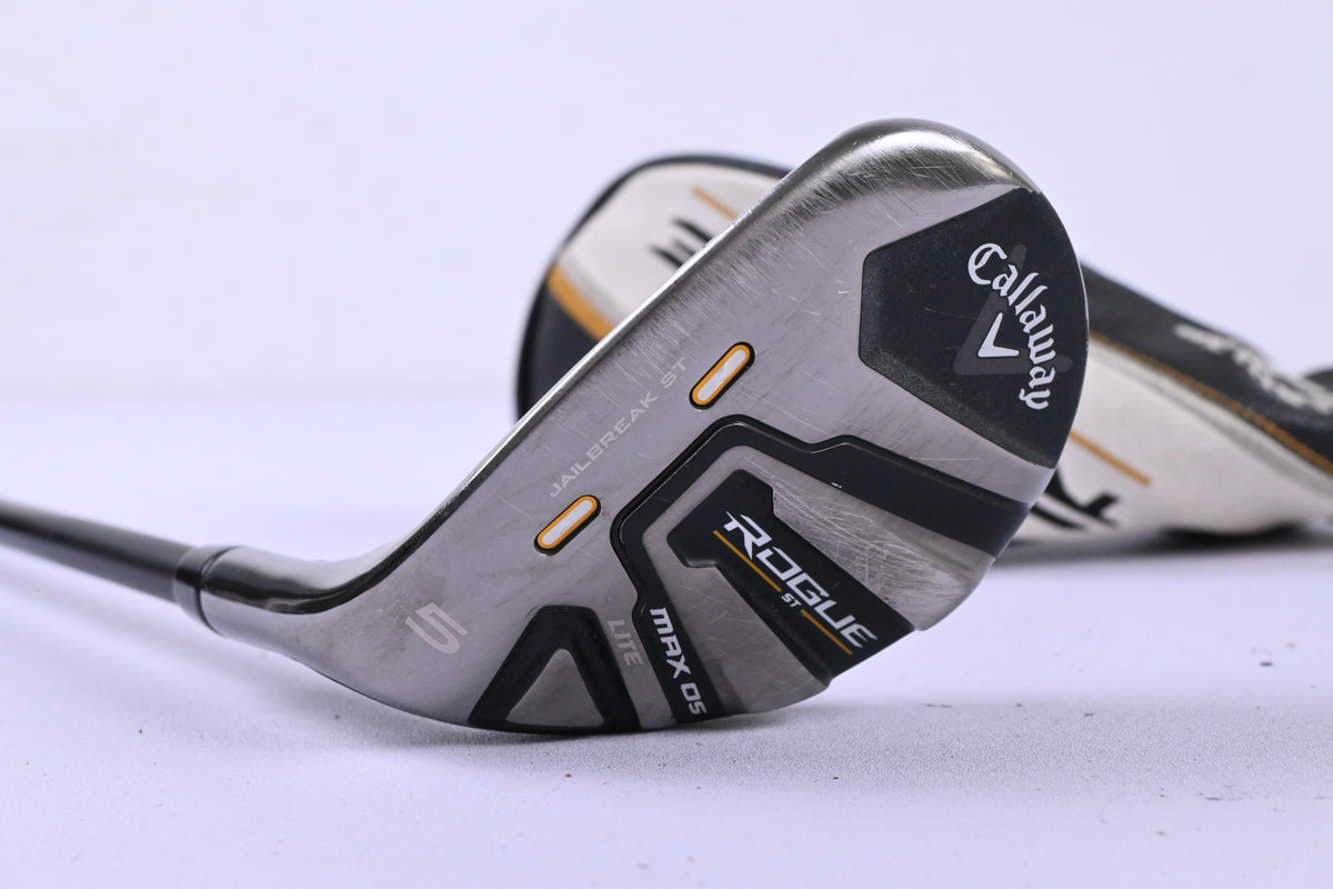 Left Hand Callaway Rogue ST Max OS Lite #5 Hybrid / 27 Degree / Senior Flex