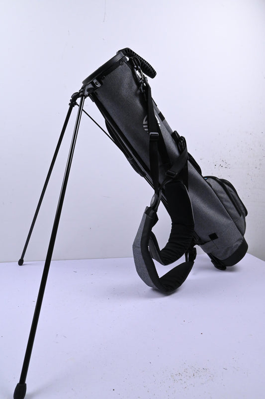 Sunday Golf Stand Bag / 3-Way Divider / Grey & Black