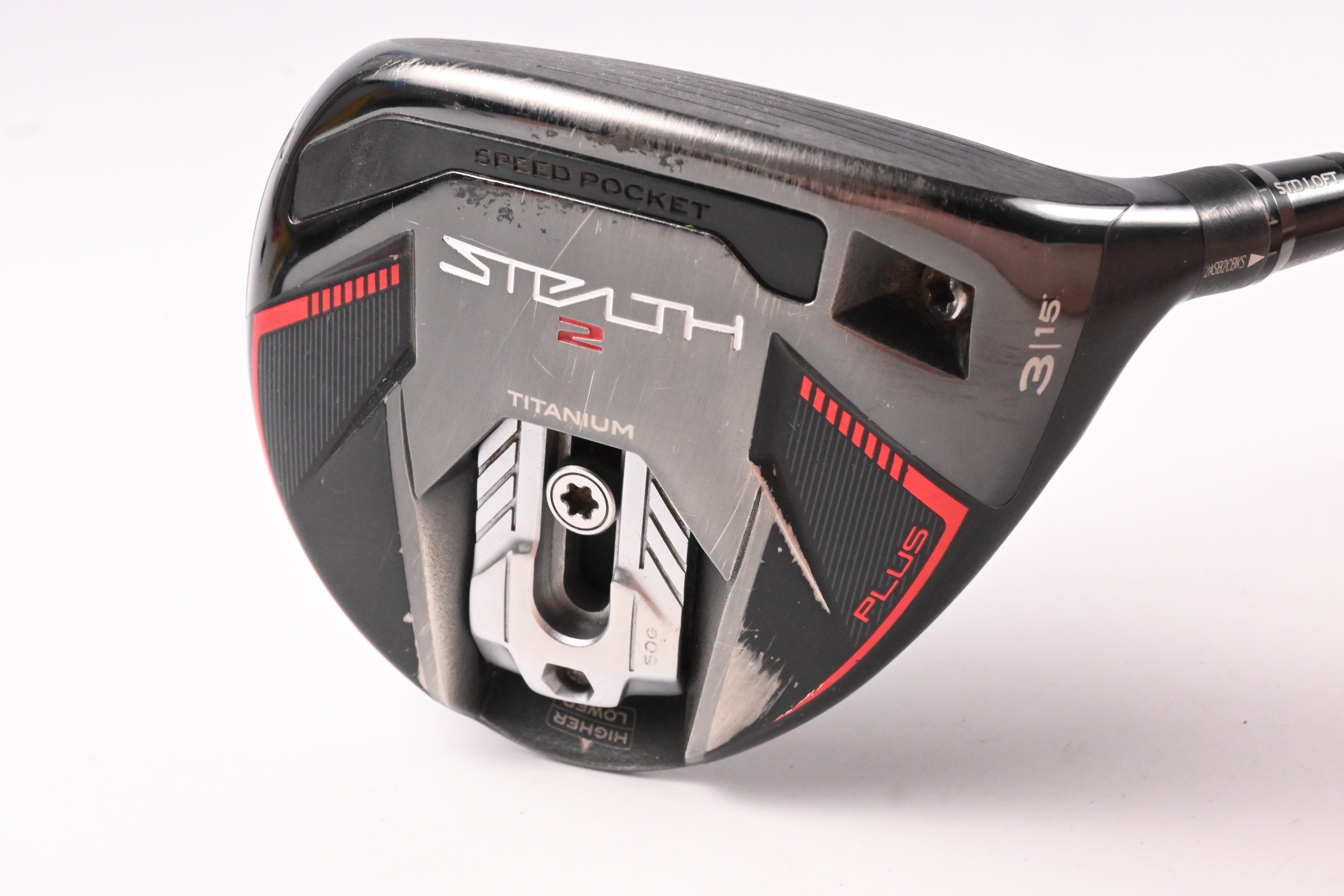 Taylormade Stealth 2 Plus #3 Wood / 15 Degree / Stiff Flex Kai'li Red 75 Shaft
