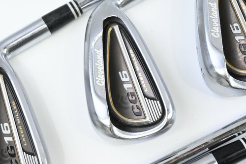 Cleveland CG16 Chrome Irons / 5-PW / Stiff Flex Cleveland Traction 85 Shafts
