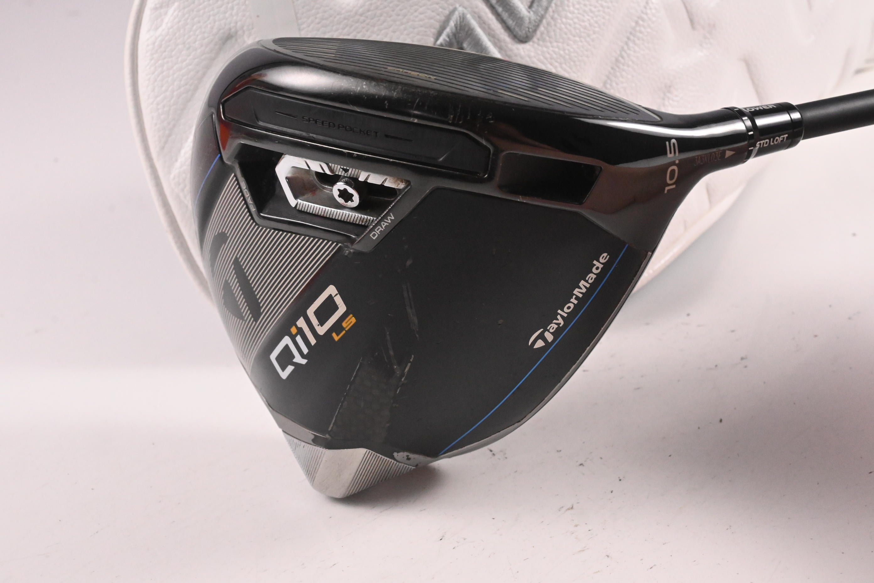 Taylormade Qi10 LS Driver / 10.5 Degree / Stiff Flex Mitsubishi Reax 50 Shaft