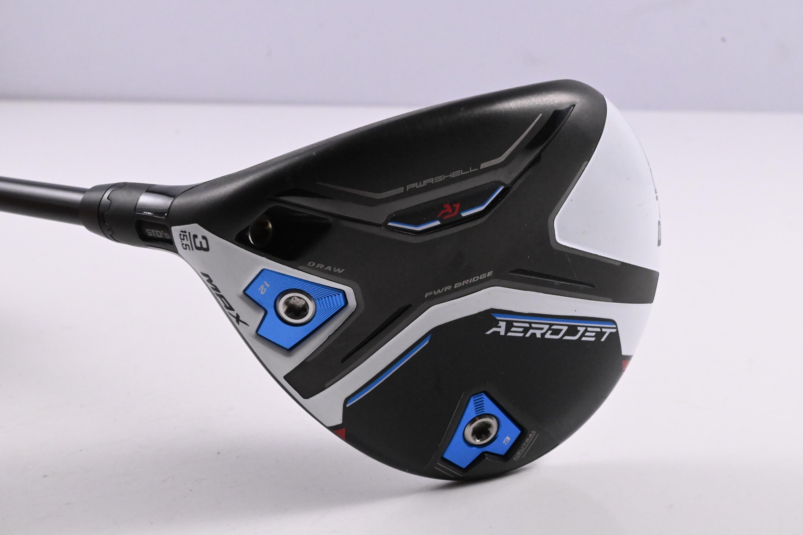 Left Hand Cobra Aerojet Max #3 Wood / 15.5 Degree / Regular Flex UST Helium 5