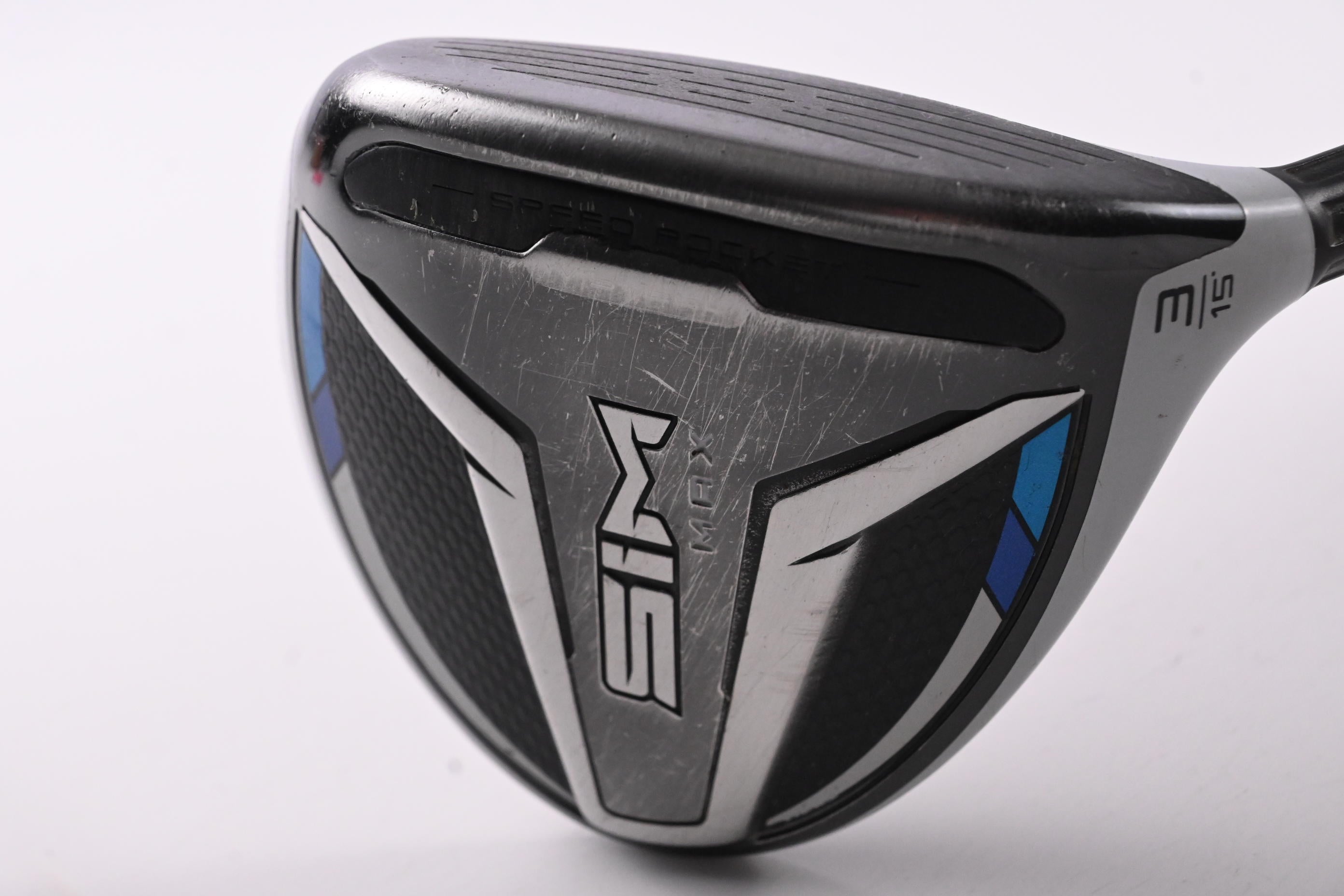 Taylormade SIM Max #3 Wood / 15 Degree / Stiff Flex Fujikura Ventus Blue 6 Shaft