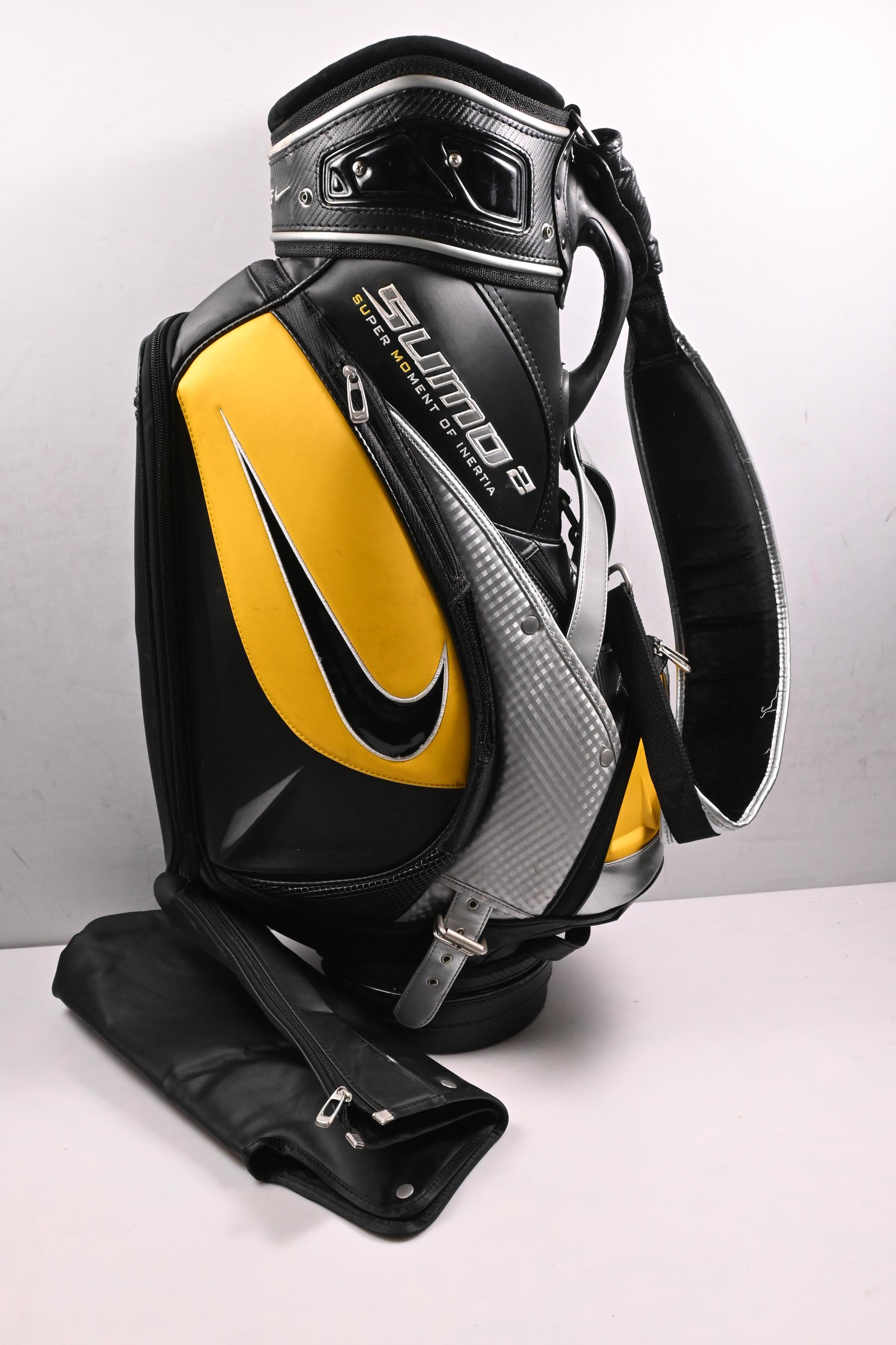 Nike Sumo Cart Bag / 6-Way Divider / Black, Yellow