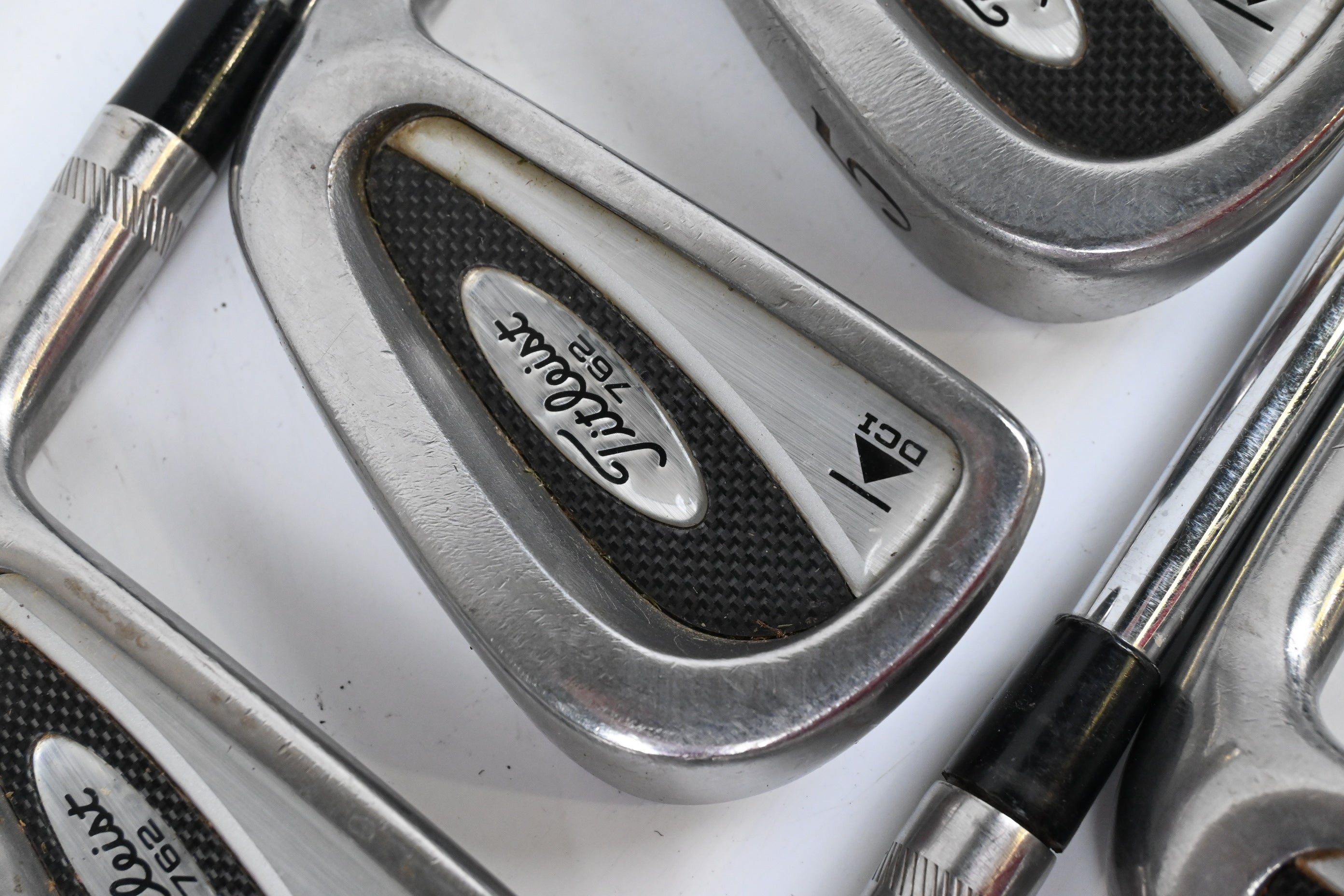 Titleist DCI 762 Irons / 3-PW / Stiff Flex Precision Rifle FCM Shafts
