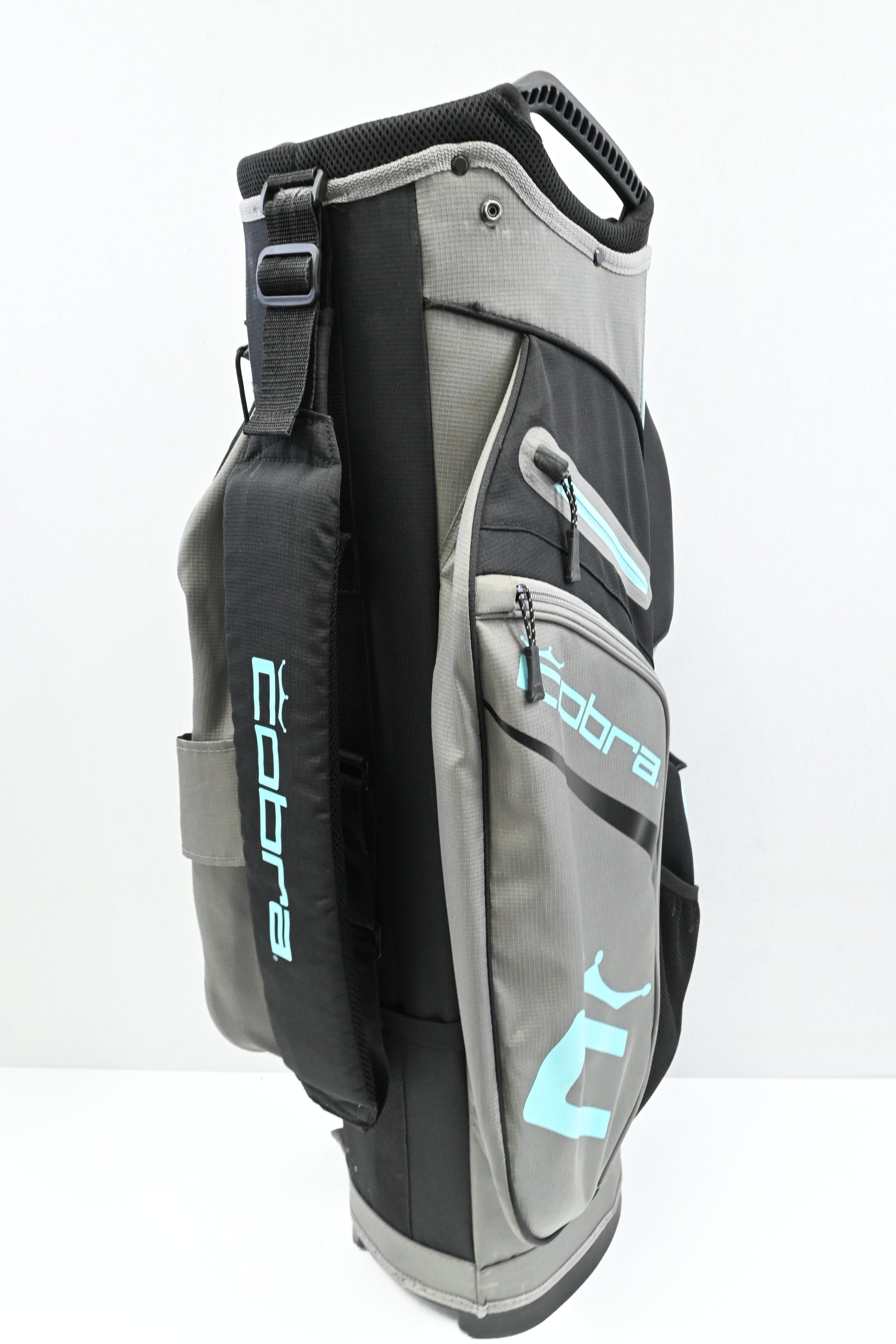 Cobra Cart Bag / 14-Way / Grey, Black, Blue