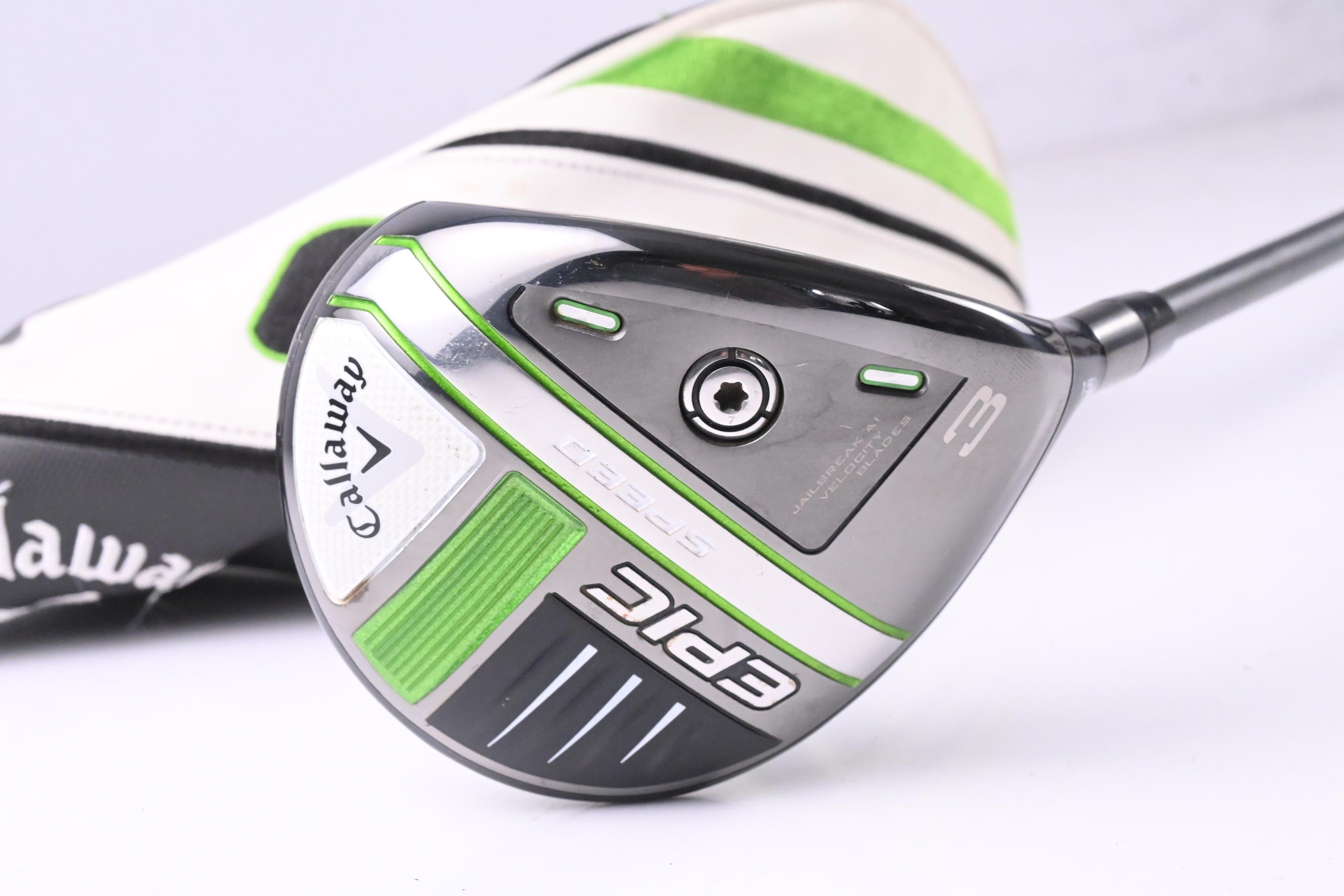Callaway Epic Speed #3 Wood / 15 Degree / Stiff Flex HZRDUS Smoke Green iM10 60