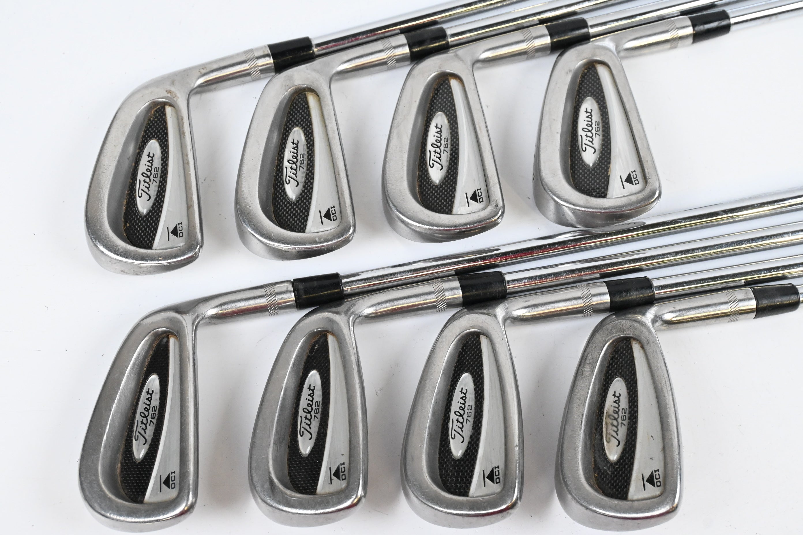 Titleist DCI 762 Irons / 3-PW / Stiff Flex Precision Rifle FCM Shafts