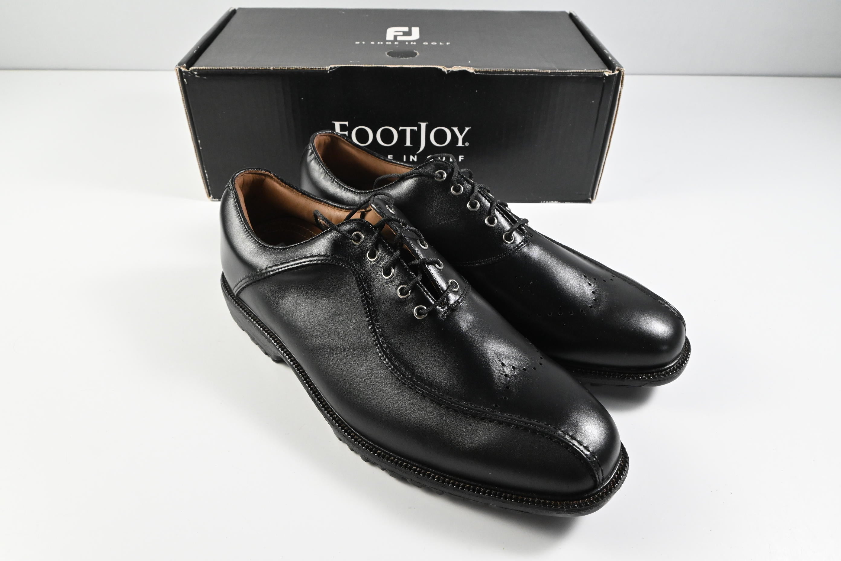 FootJoy Asymetrical Professional Golf Shoes / Size UK 10 / Black