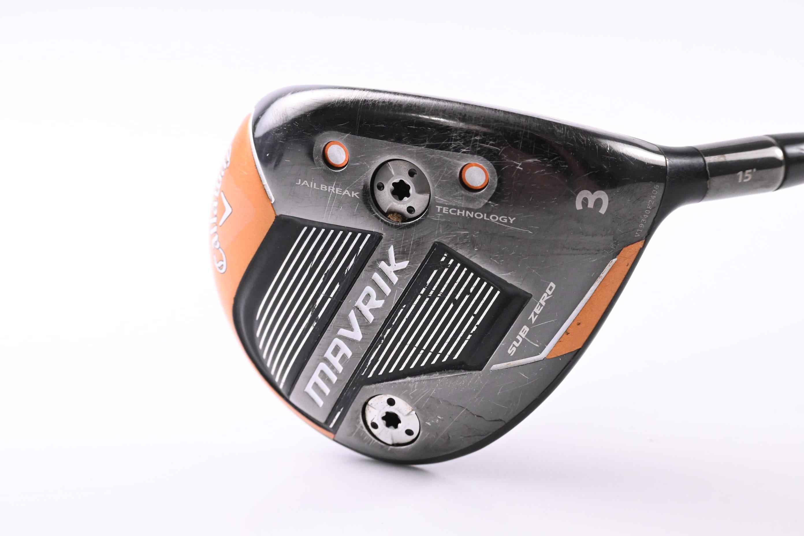 Callaway Mavrik Sub Zero #3 Wood / 15 Degree / Stiff Flex Aldila Rogue 70 Shaft