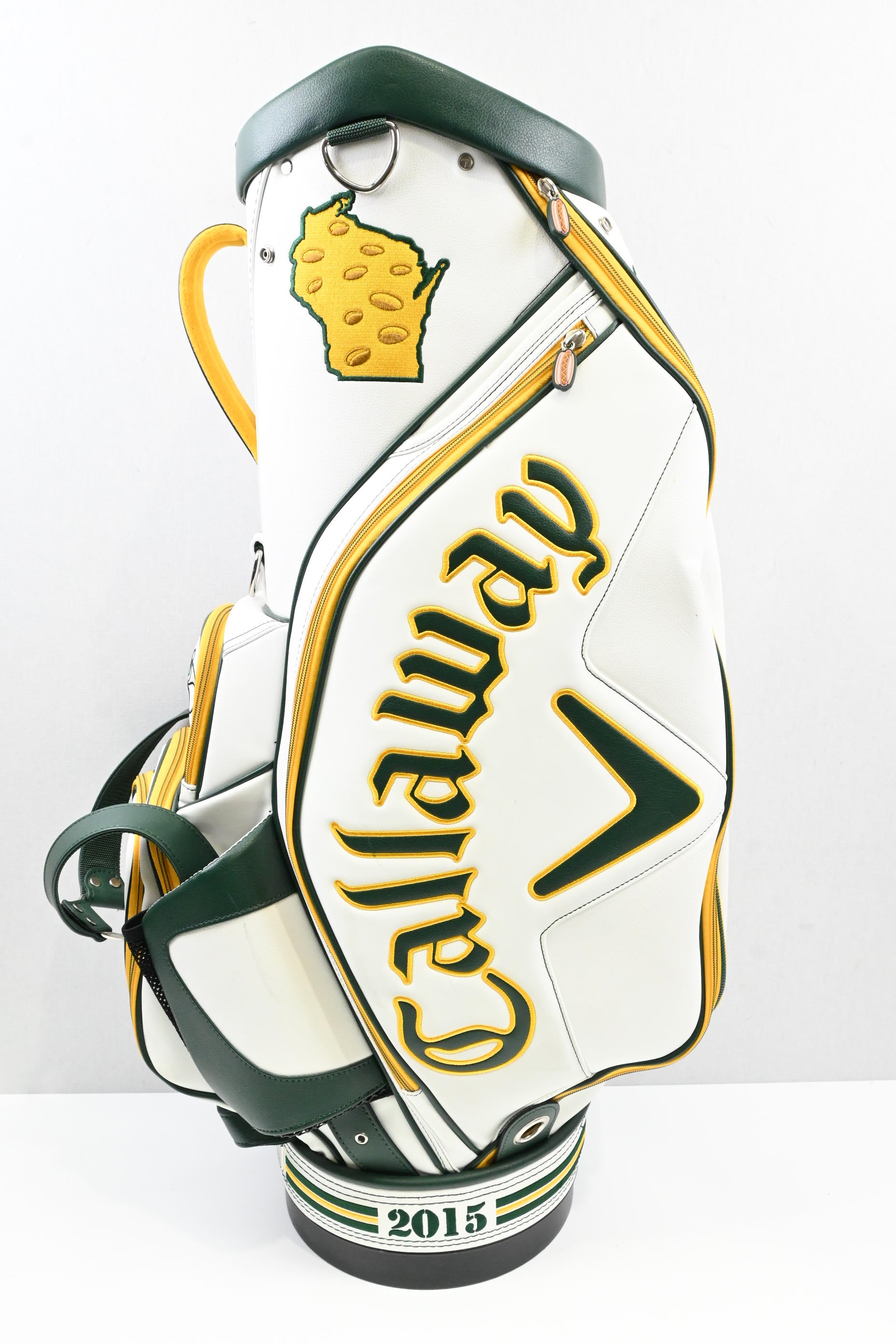 Callaway Masters 2015 Tour Bag / 6-Way / White, Gold, Green