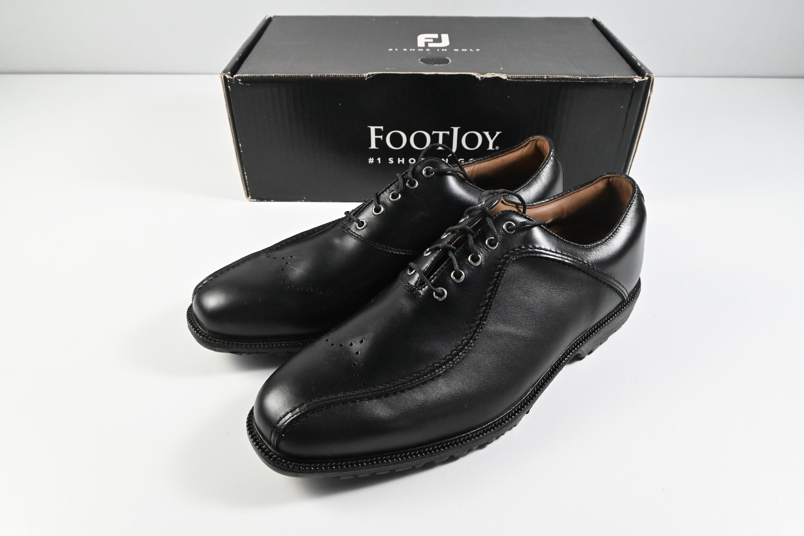 FootJoy Asymetrical Professional Golf Shoes / Size UK 10 / Black
