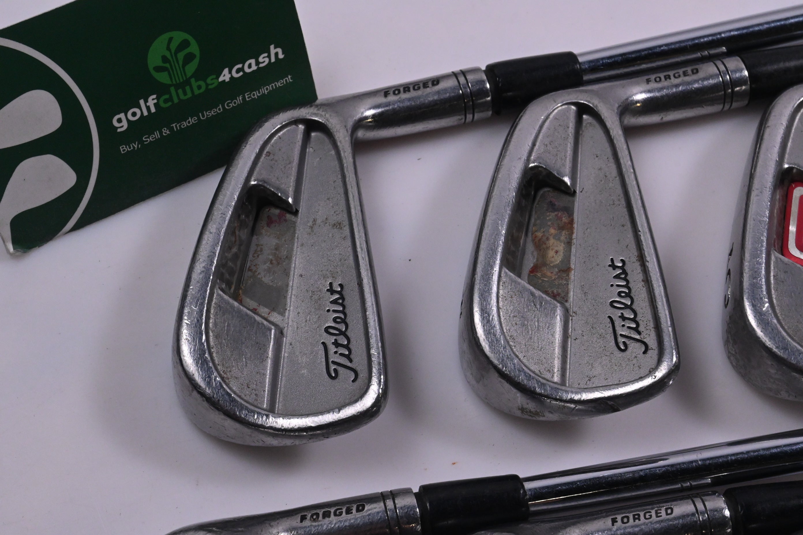 Titleist 755 Forged Irons / 3-PW / Stiff Flex Titleist Tri Spec Shafts