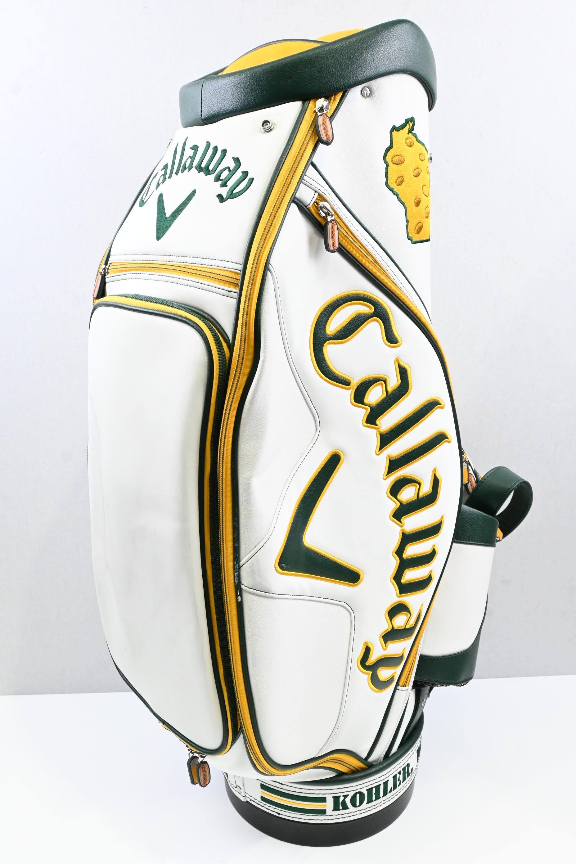 Callaway Masters 2015 Tour Bag / 6-Way / White, Gold, Green