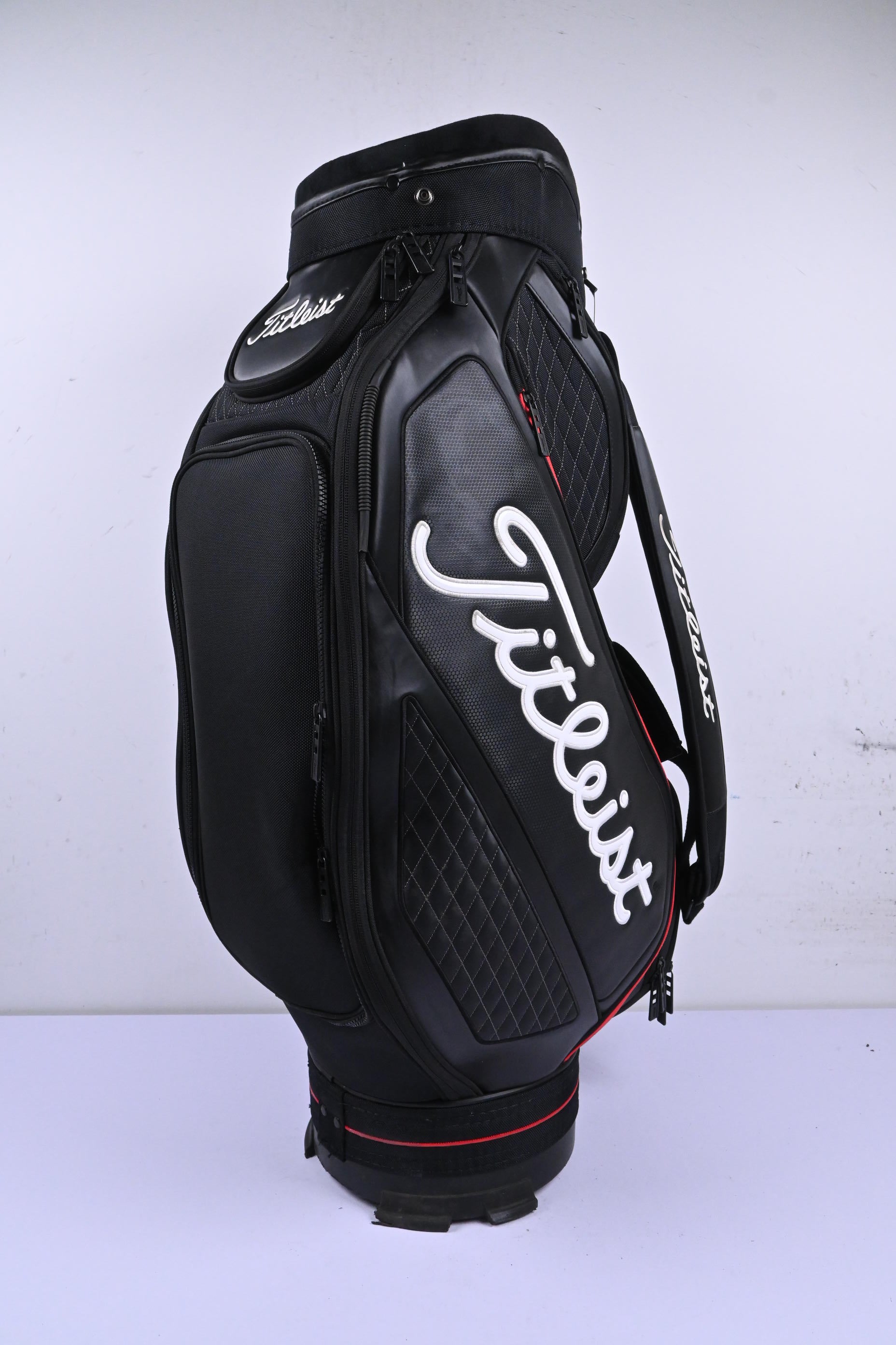 Titleist Tour Bag / 6-Way Divider / Black, Red & White