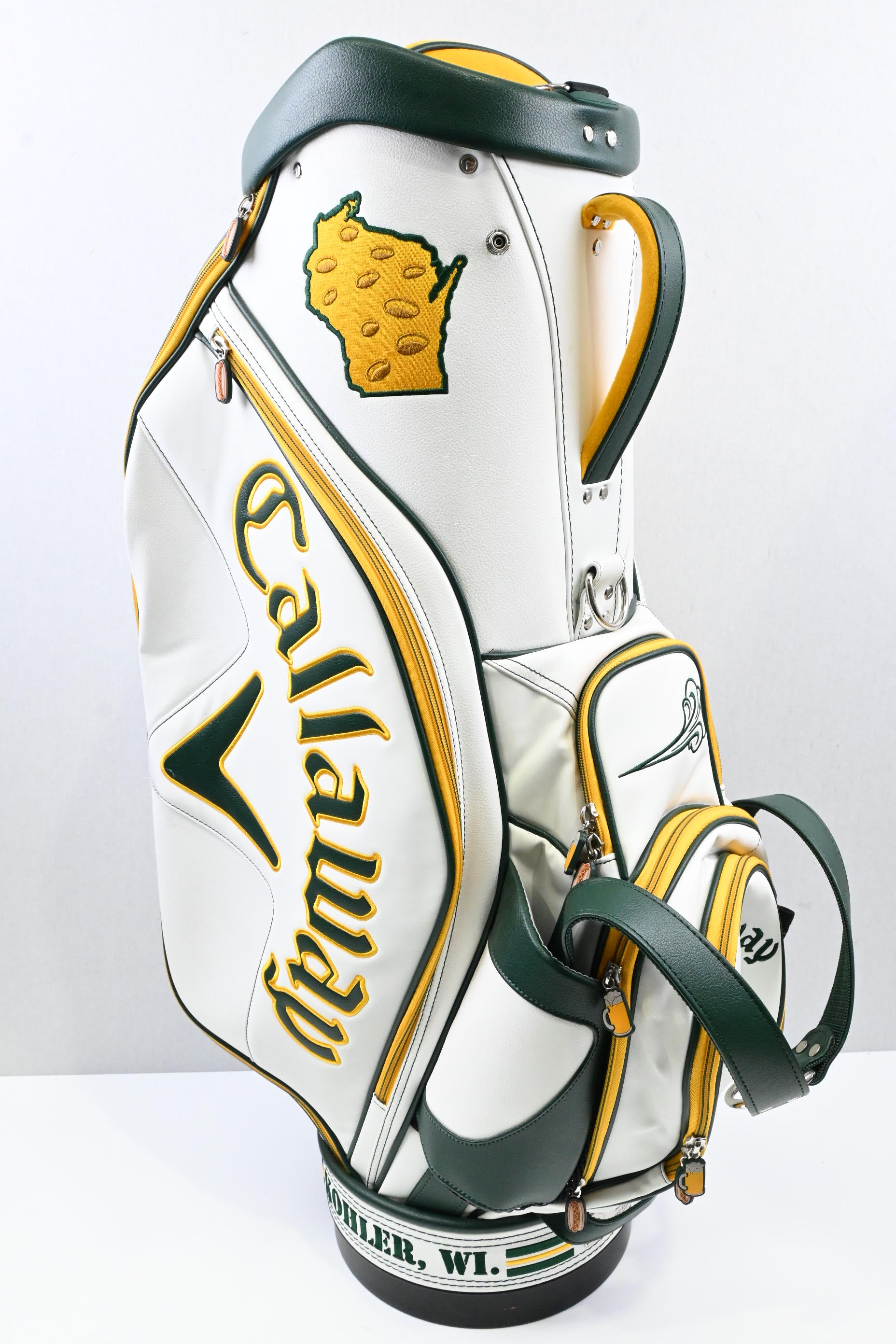 Callaway Masters 2015 Tour Bag / 6-Way / White, Gold, Green
