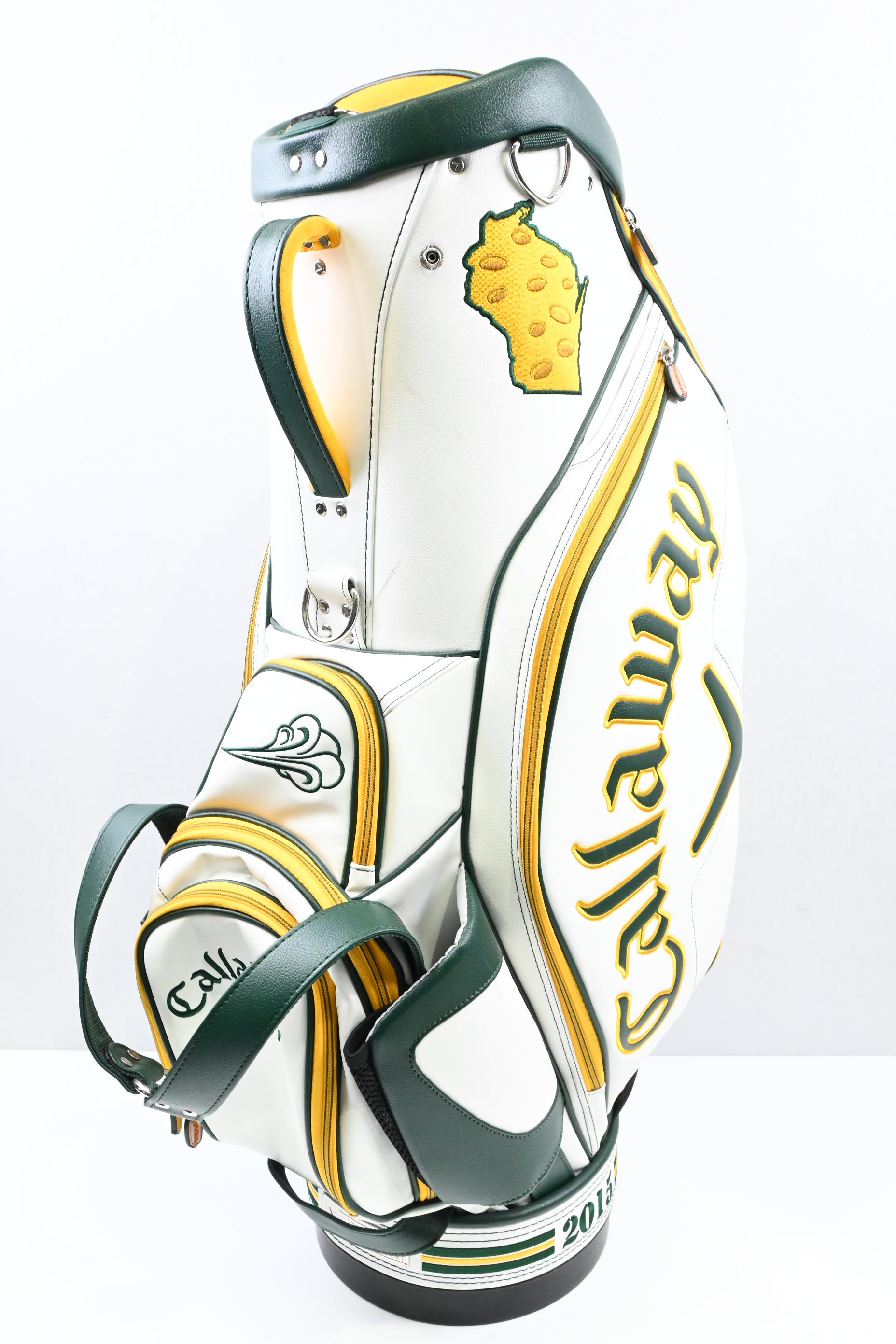 Callaway Masters 2015 Tour Bag / 6-Way / White, Gold, Green