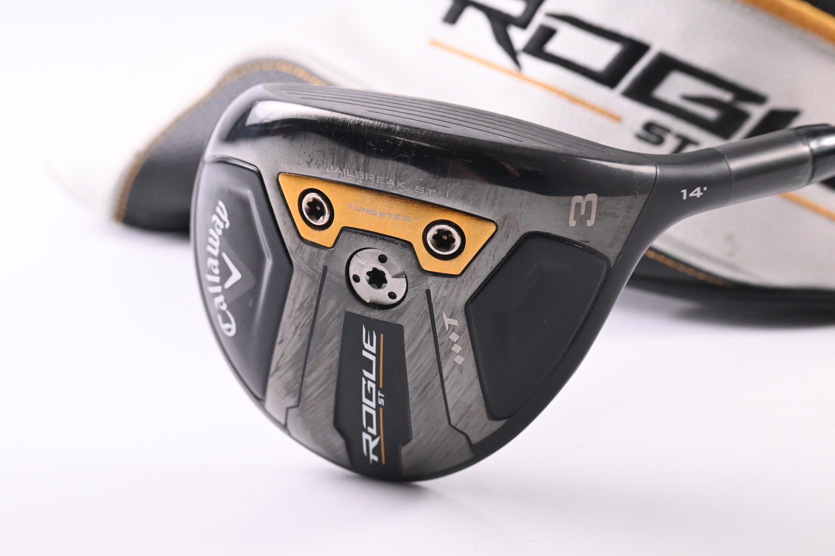 Tour Issue Callaway Rogue ST Triple Diamond T #3 Wood / 14 Degree / X-Flex