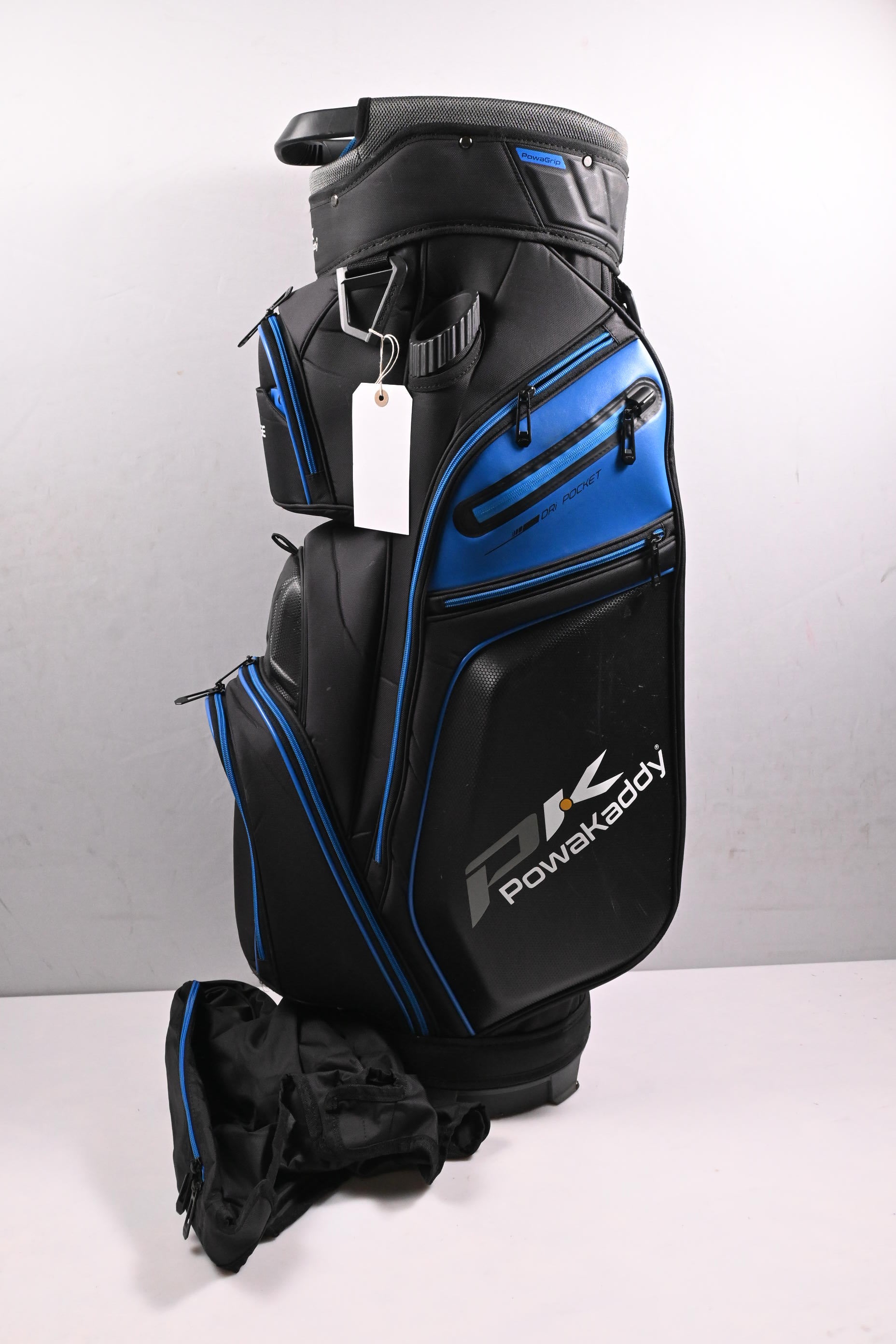 Powakaddy Edge Cart Bag / 14-Way Divider / Black, Blue