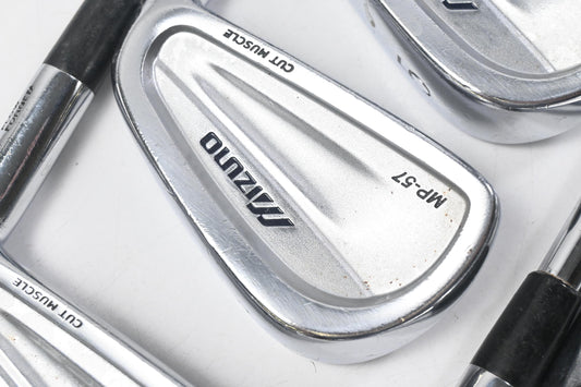 Mizuno MP-57 Irons / 3-PW / Stiff Flex Dynamic Gold S200 Shafts
