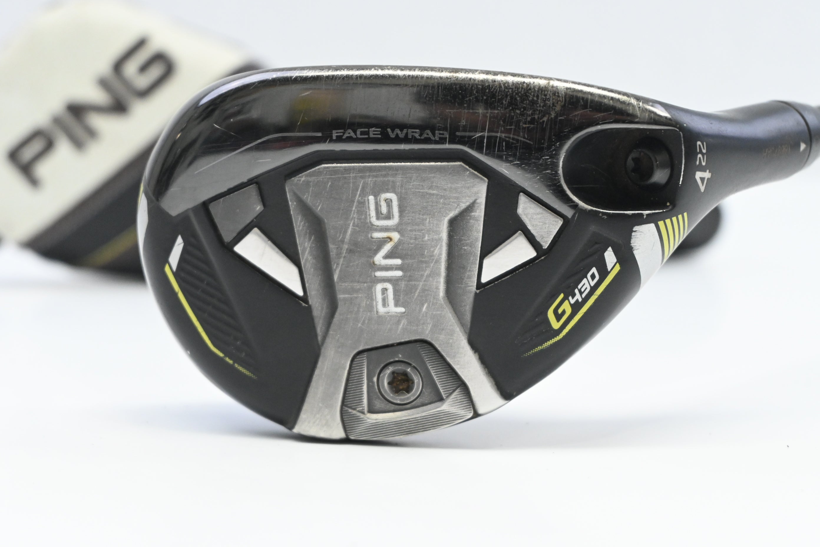 Ping G430 #4 Hybrid / 22 Degree / Regular Flex Ping Alta CB Black 70 Shaft