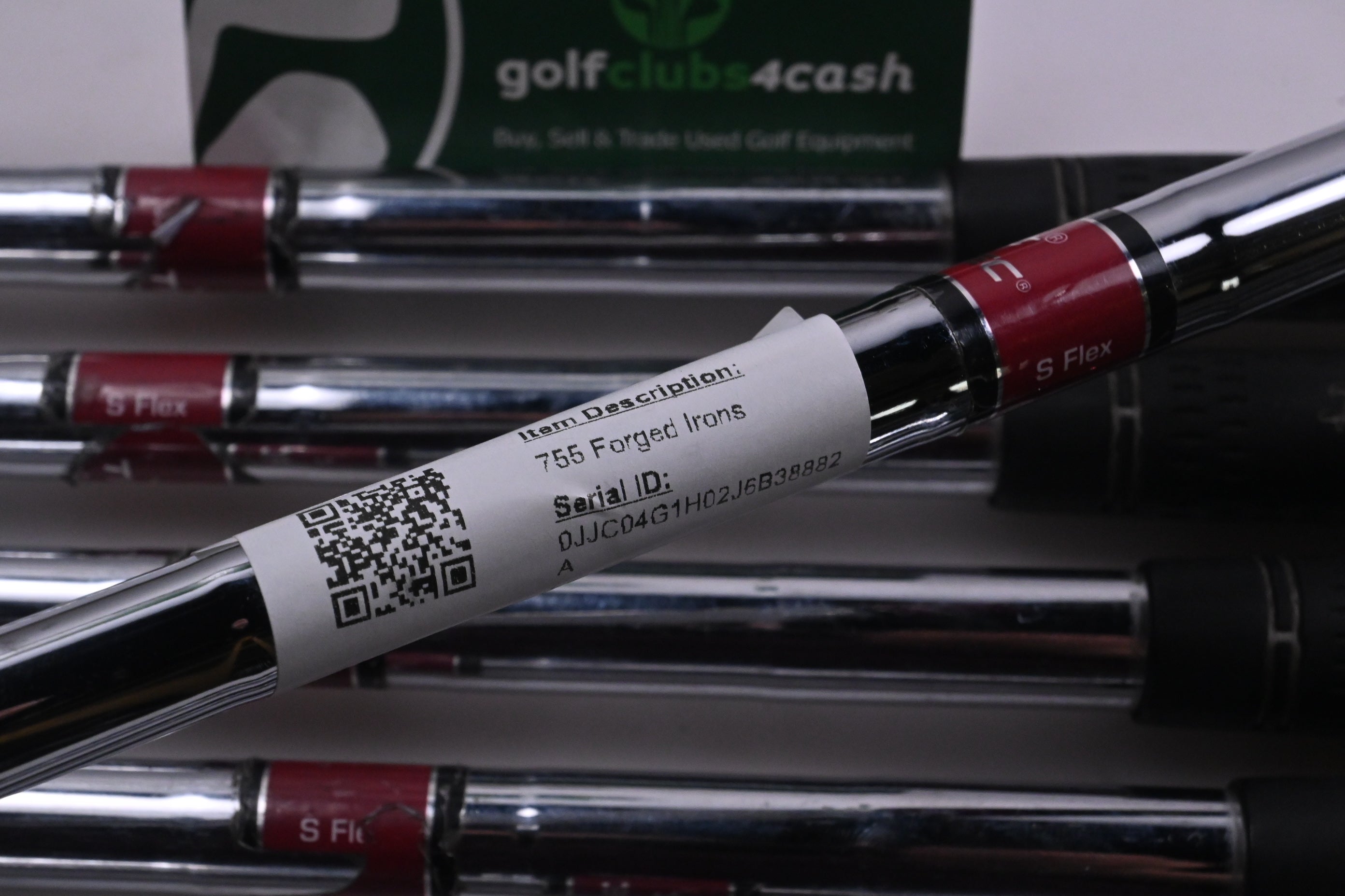 Titleist 755 Forged Irons / 3-PW / Stiff Flex Titleist Tri Spec Shafts