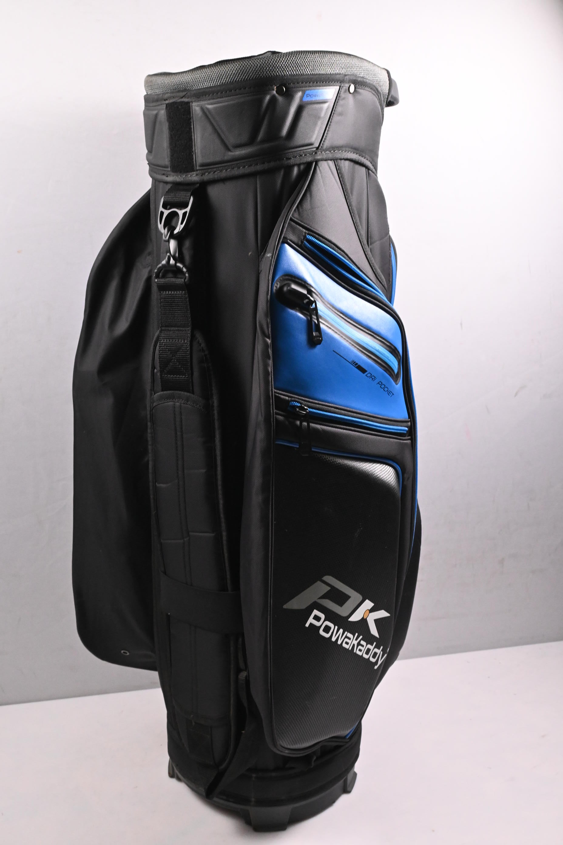 Powakaddy Edge Cart Bag / 14-Way Divider / Black, Blue